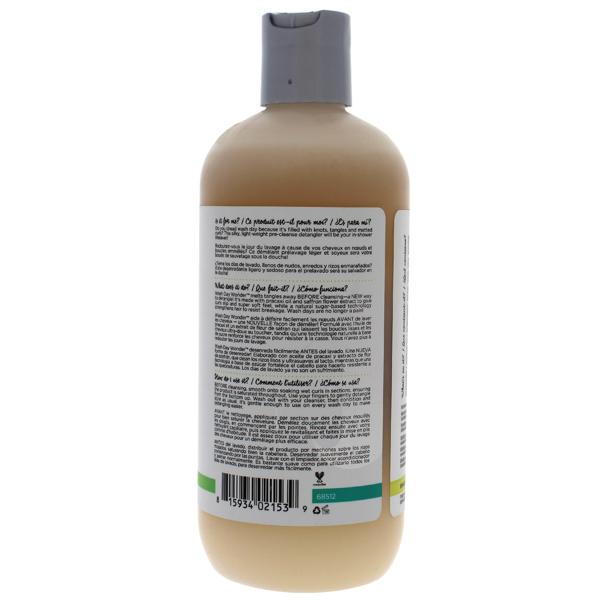 Foto 3 | Desenredante Antideslizantes Devacurl Wash Day Wonder, 355 Ml - Venta Internacional.