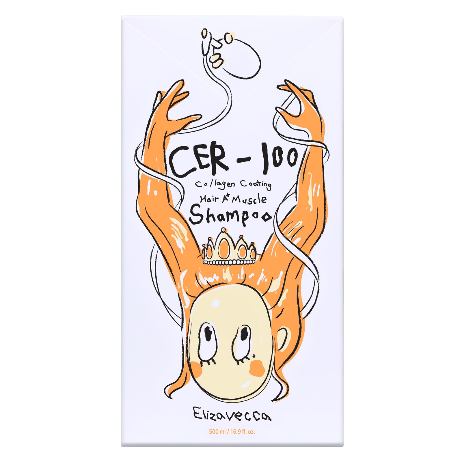 Foto 3 pulgar | Champú Elizavecca Cer-100 Con Recubrimiento De Colágeno Para Cabello, 500 Ml - Venta Internacional.