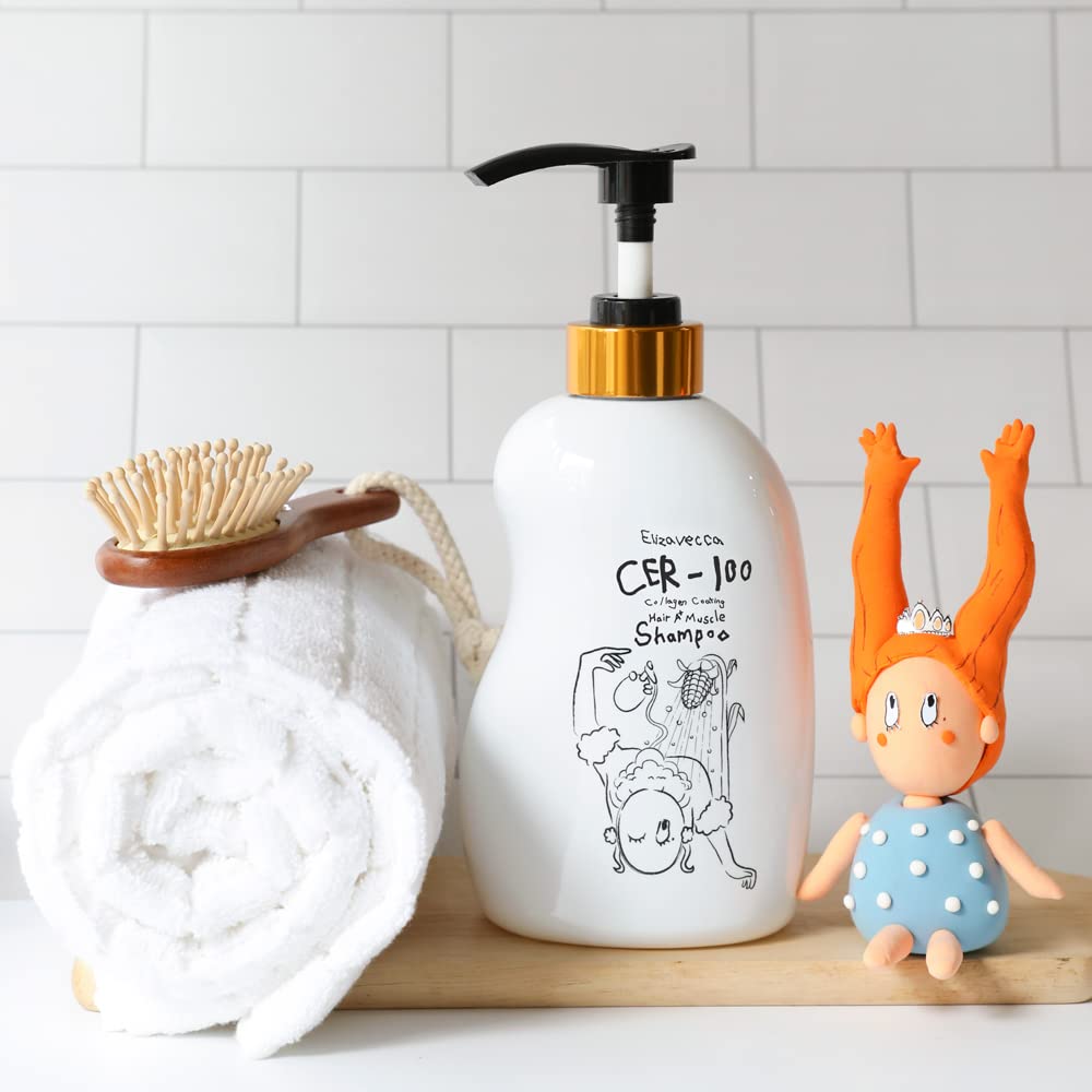 Foto 8 pulgar | Champú Elizavecca Cer-100 Con Recubrimiento De Colágeno Para Cabello, 500 Ml - Venta Internacional.
