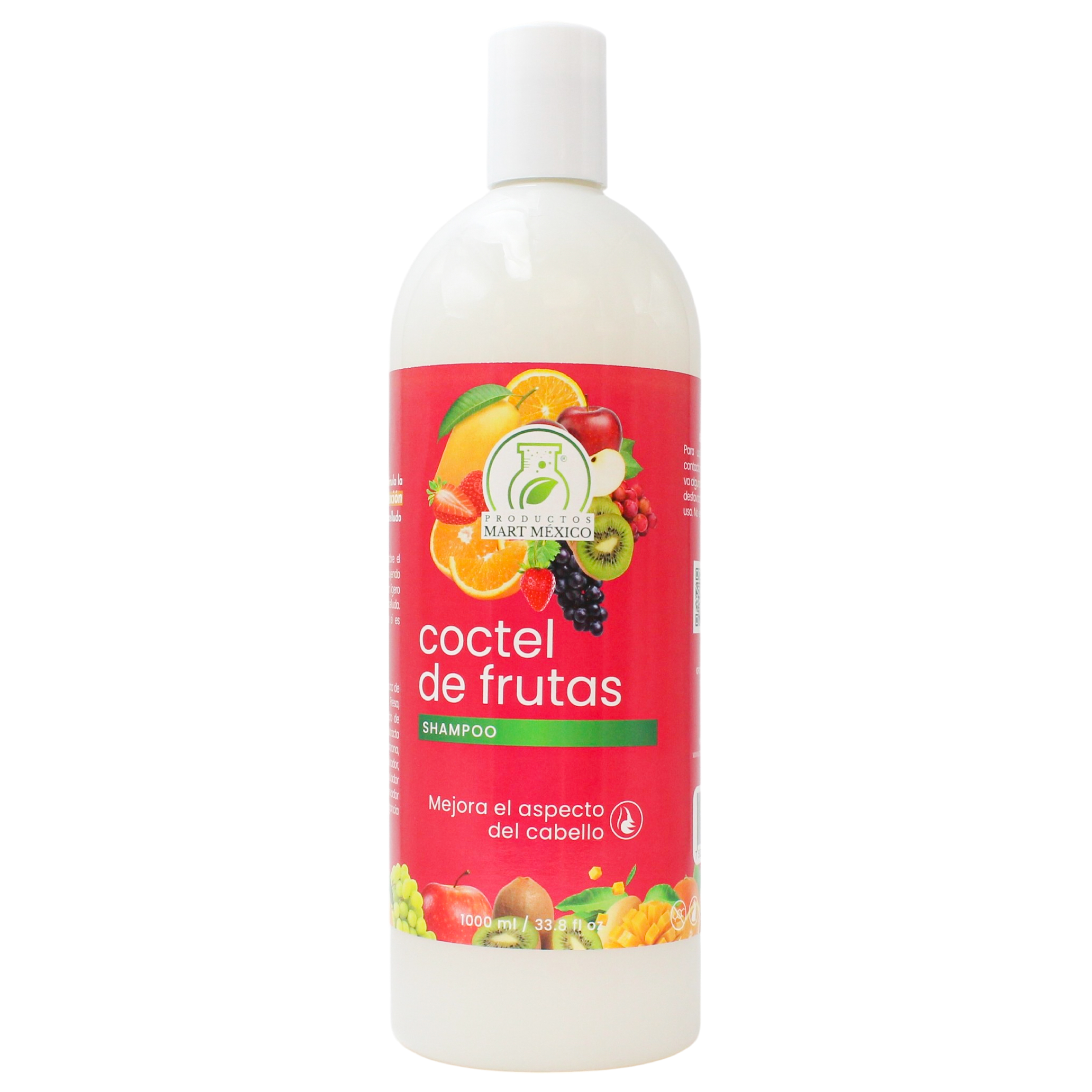 Foto 2 pulgar | Shampoo Capilar De Coctel De Frutas Nutre  - Protege
Productos Mart México 1 Litro