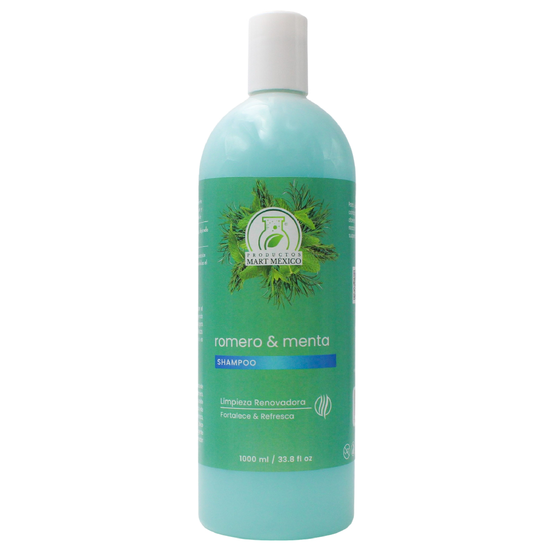 Foto 1 | Shampoo Menta & Romero Capilar Limpa - Refresca
Productos Mart México 1 Litro