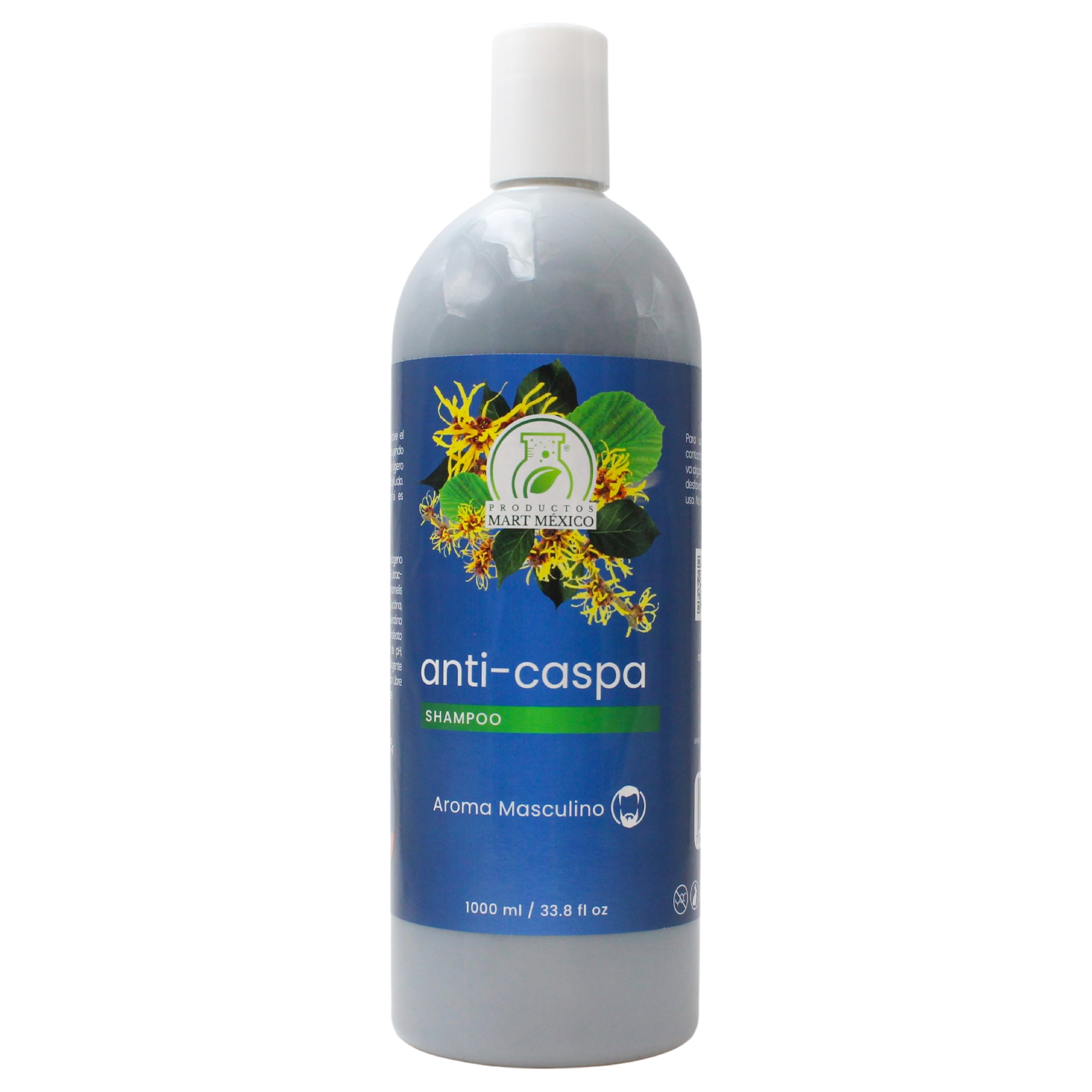 Foto 2 pulgar | Shampoo Capilar Anti Caspa Hombre Fortalecedor
Productos Mart México 1 Litro