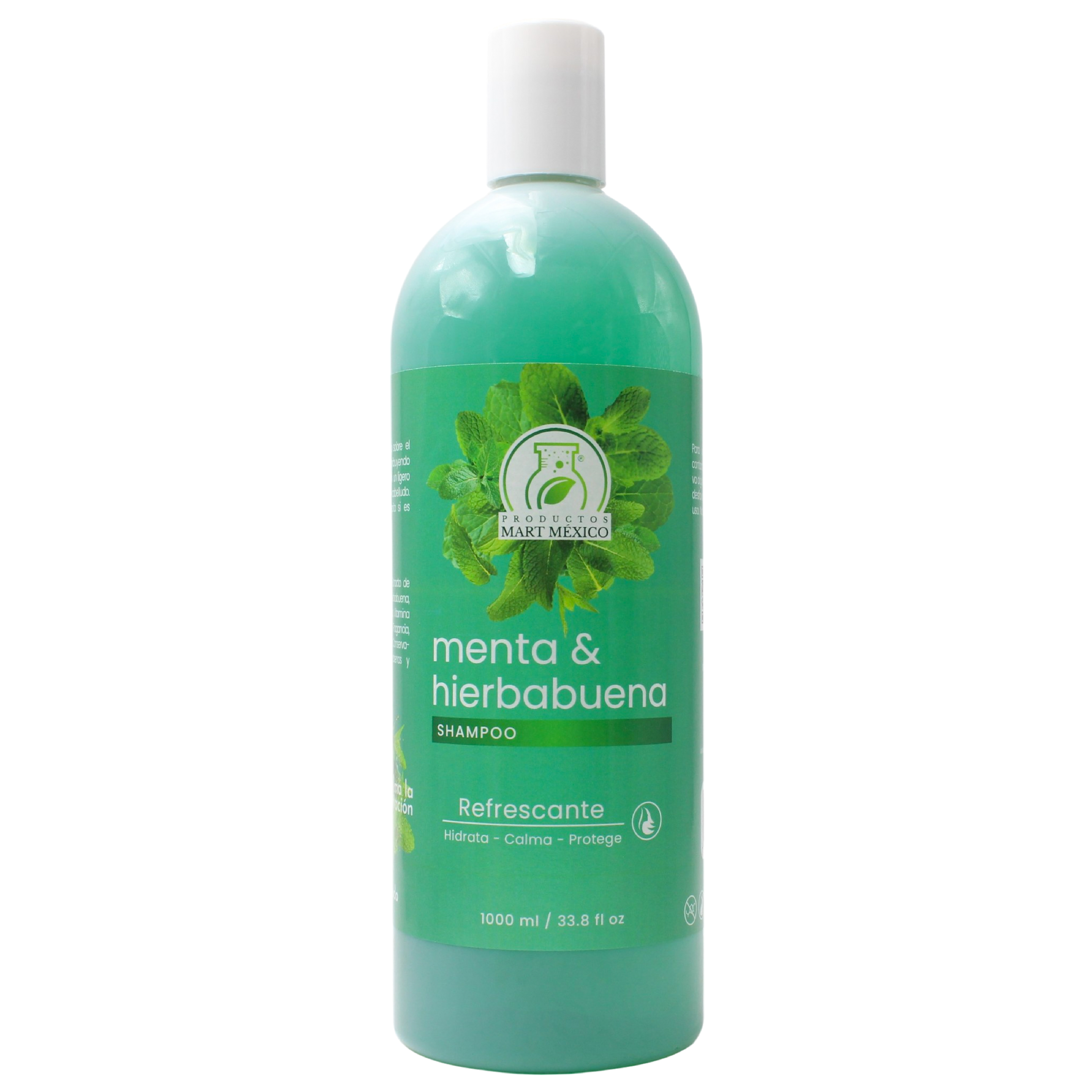 Foto 2 pulgar | Shampoo Capilar De Menta & Hierbabuena Purifica
Productos Mart México 1 Litro