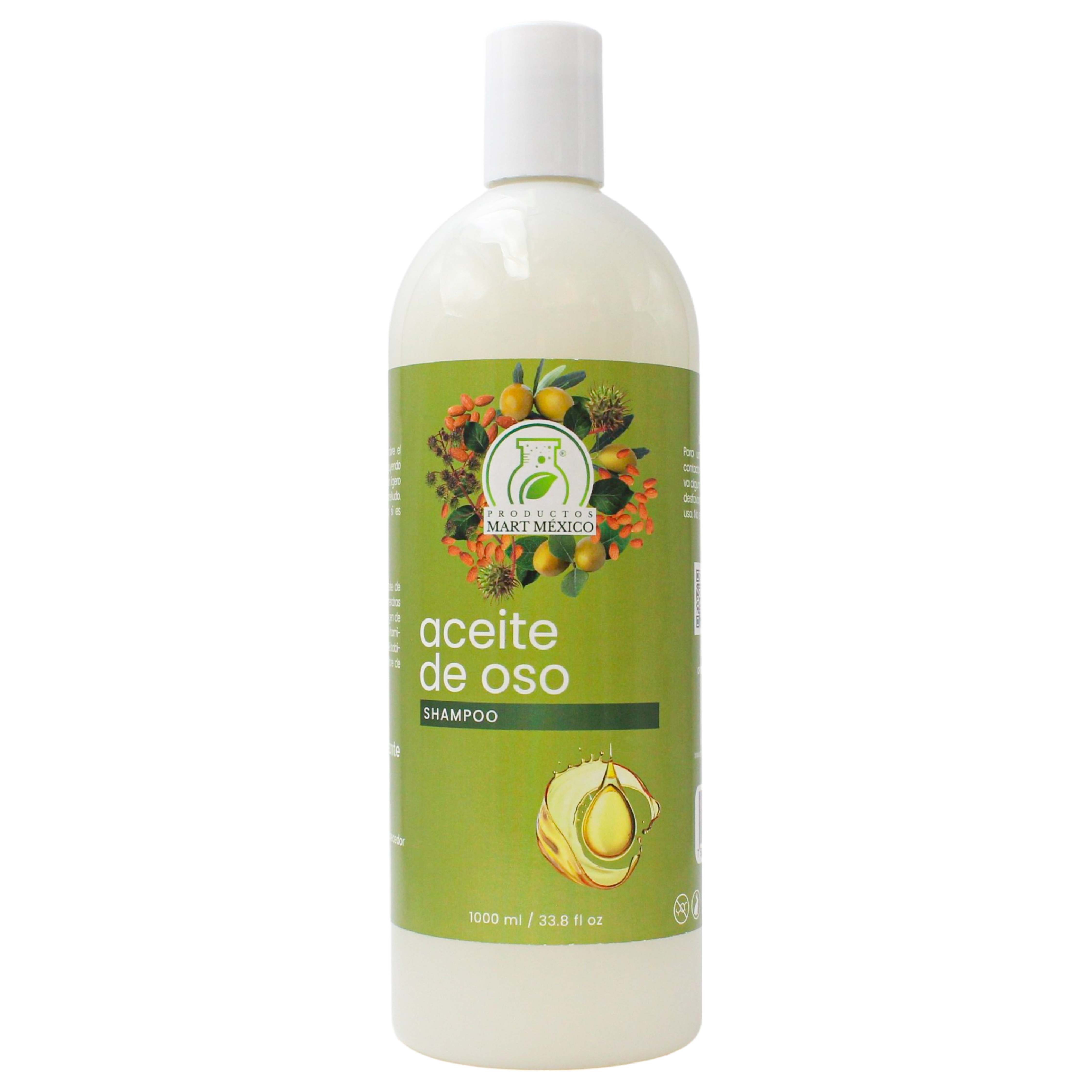 Foto 2 pulgar | Shampoo Capilar De Aceite De Oso Protector - Fortalece
Productos Mart México 1 Litro