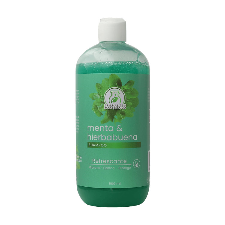 Foto 2 pulgar | Shampoo Capilar De Menta & Hierbabuena Purifica
Productos Mart México 500 Ml