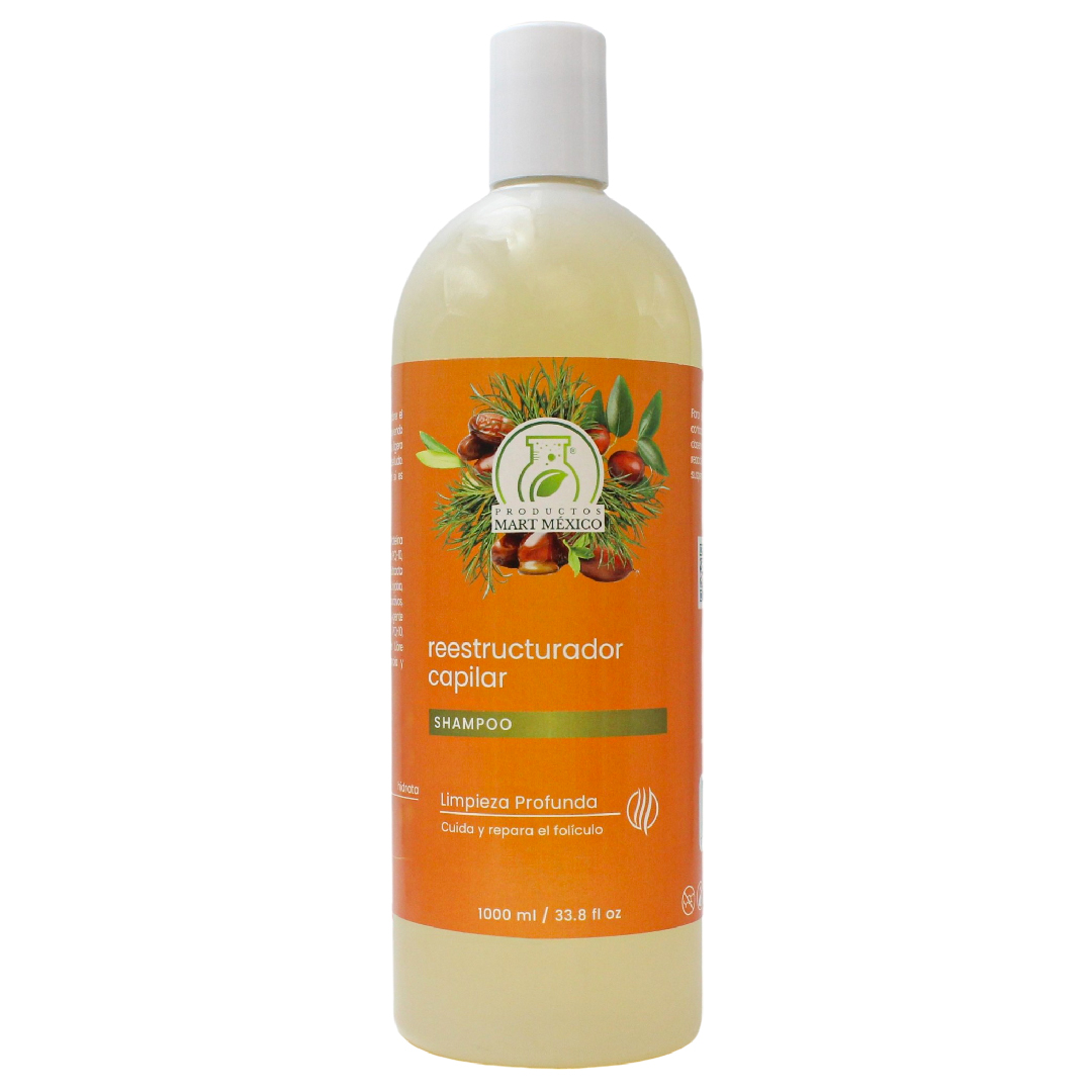 Shampoo Reestructurador Capilar Restaura - Elasticidad
Productos Mart México 1 Litro