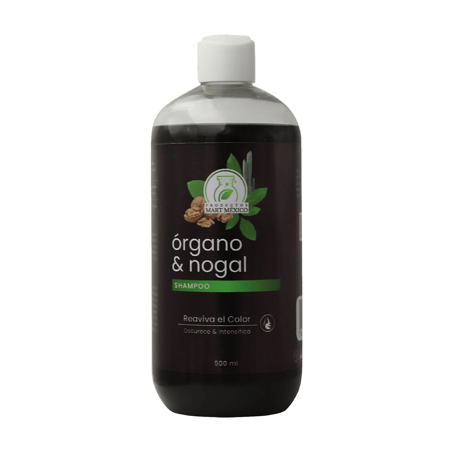 Shampoo De Organo & Nogal Capilar Hidrata - Brillo
Productos Mart México 500 Ml