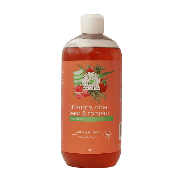 Shampoo Capilar De Hare Jitomate, Aloe Vera & Romero Brillo
Productos Mart México 500 Ml
