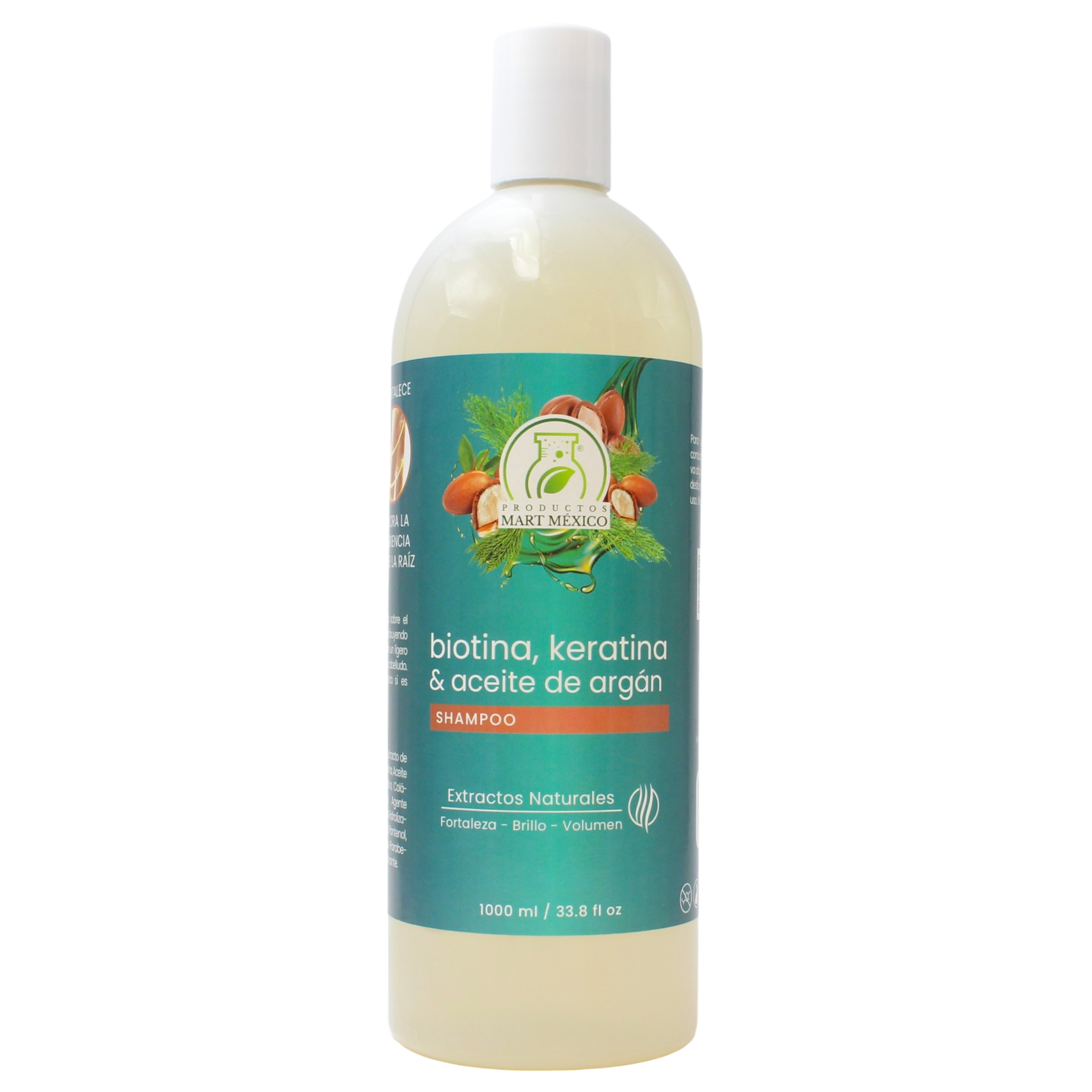 Shampoo Capilar De Biotina, Aceite De Argán & Keratina Alisa
Productos Mart México 1 Litro