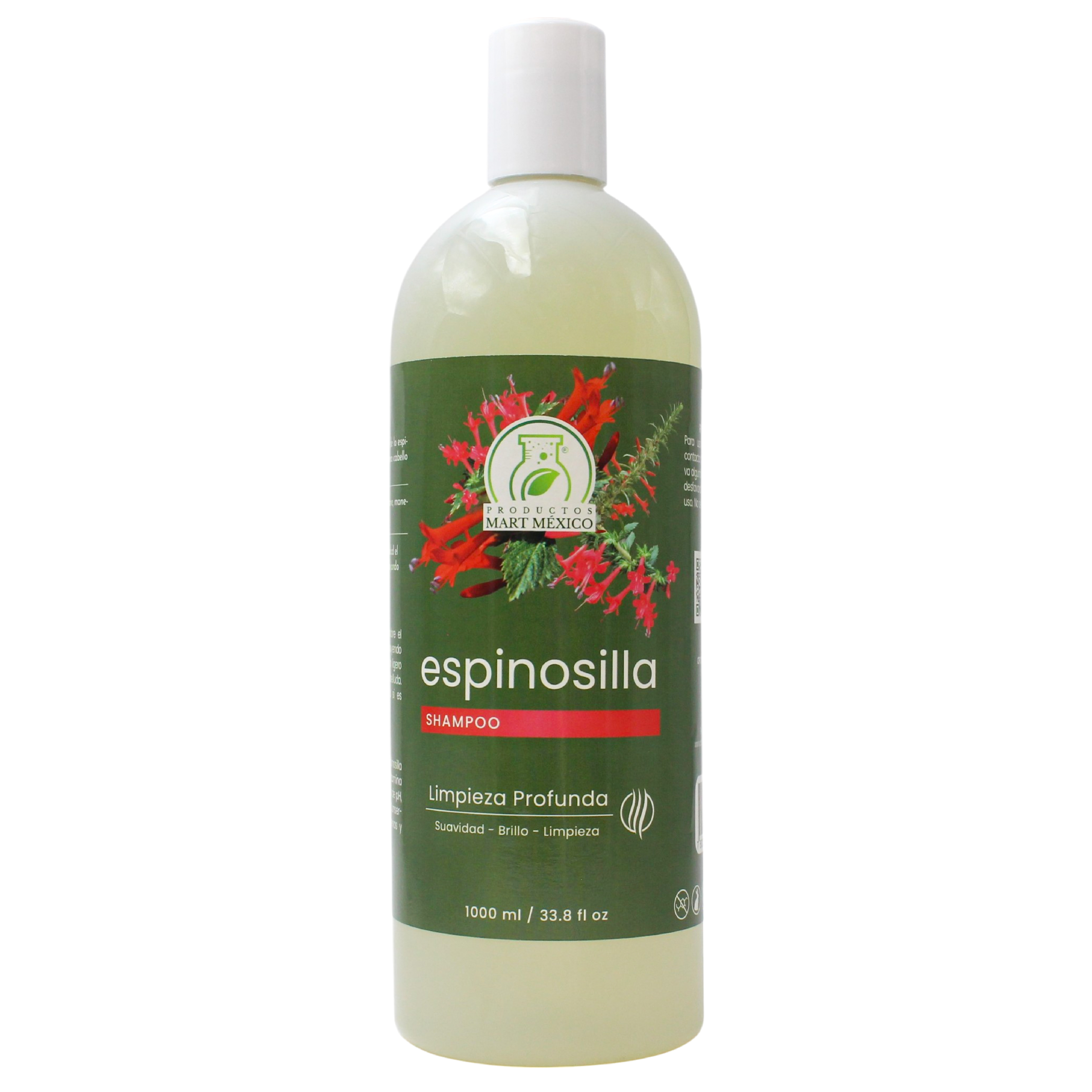 Shampoo Capilar De Espinosilla Controlador - Revitaliza
Productos Mart México 1 Litro