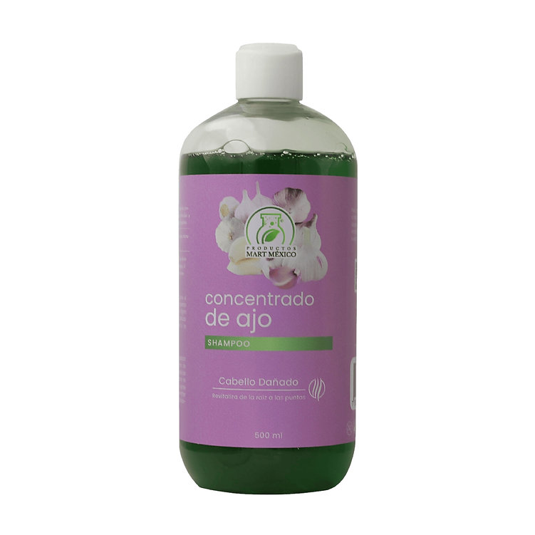 Shampoo Capilar De Concentrado De Ajo Estimula - Brillo
Productos Mart México 500 Ml