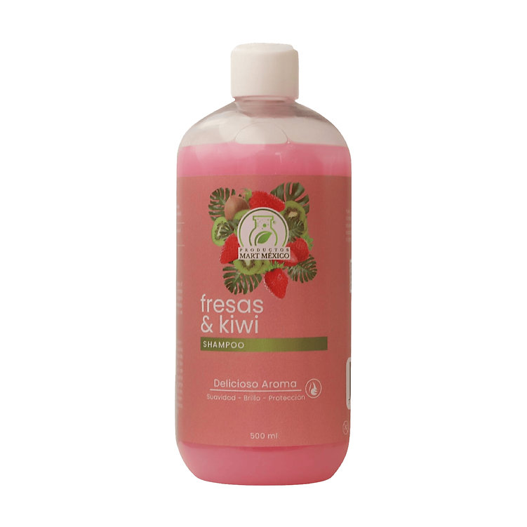 Shampoo Capilar De Fresas & Kiwi Protege - Estimula
Productos Mart México 500 Ml
