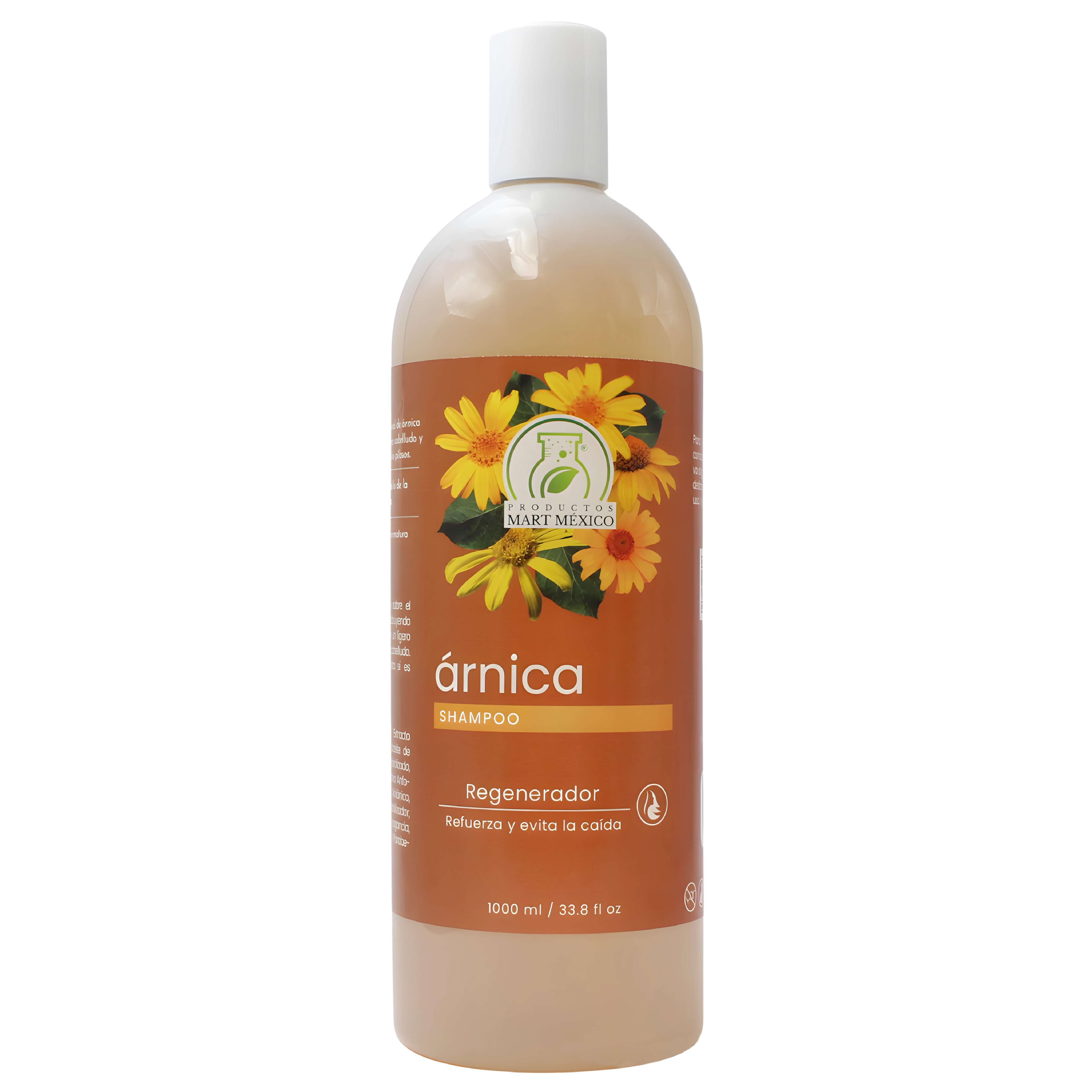 Shampoo Capilar De Extracto De Arnica Fortalece - Nutre
Productos Mart México 1 Litro