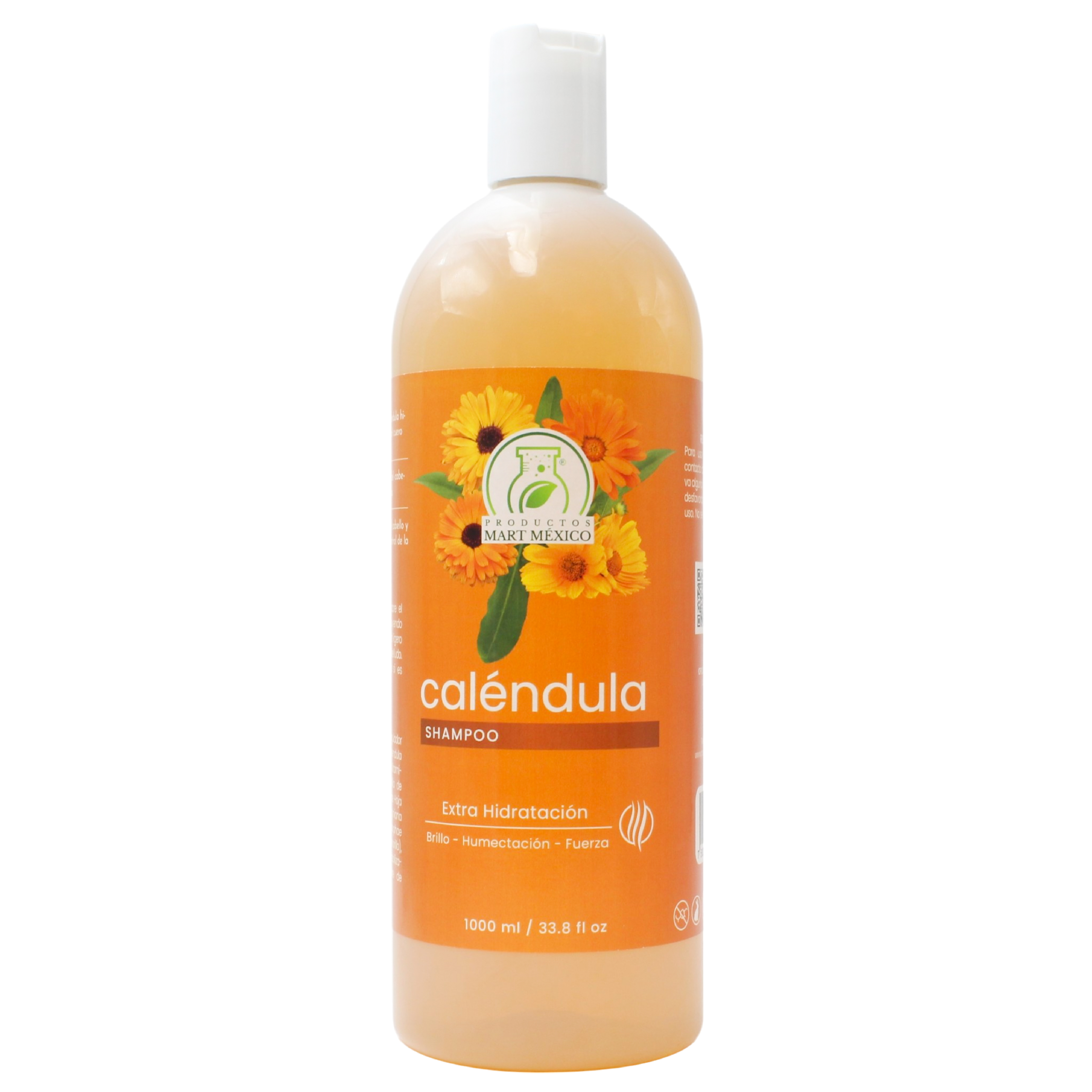 Shampoo Capilar De Calendula Fortalecedor - Anti Frizz
Productos Mart México 1 Litro