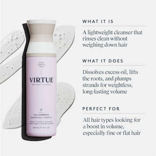 Foto 2 | Champú Virtue Full Voluminizing Para Espesar El Cabello, 60 Ml, Sin Sulfatos - Venta Internacional.