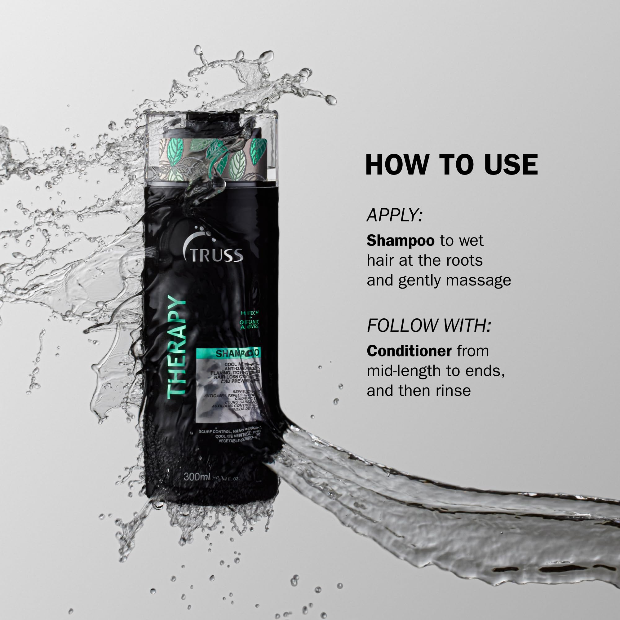 Foto 4 | Champú Truss Therapy Anticaspa Para Cuero Cabelludo Seco, 300 Ml - Venta Internacional.
