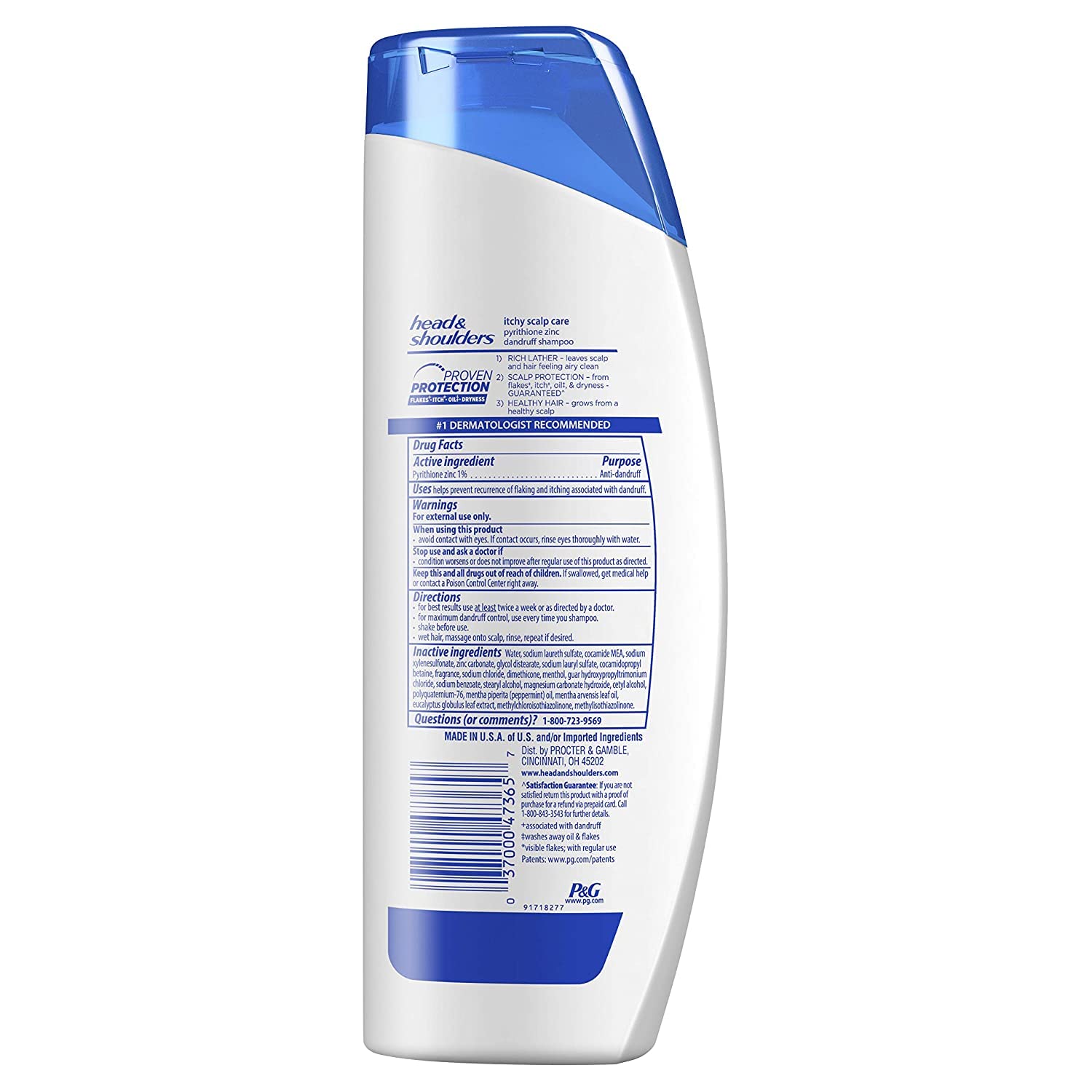 Foto 7 pulgar | Champú Head & Shoulders Itchy Scalp Care Para La Caspa, 400 Ml - Venta Internacional.