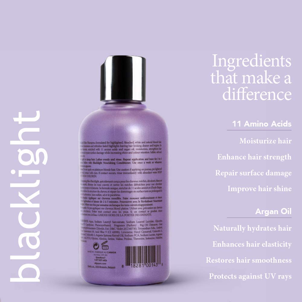Foto 6 | Shampoo Oligo Professionnel Blacklight Blue 250 Ml Sin Sulfatos - Venta Internacional