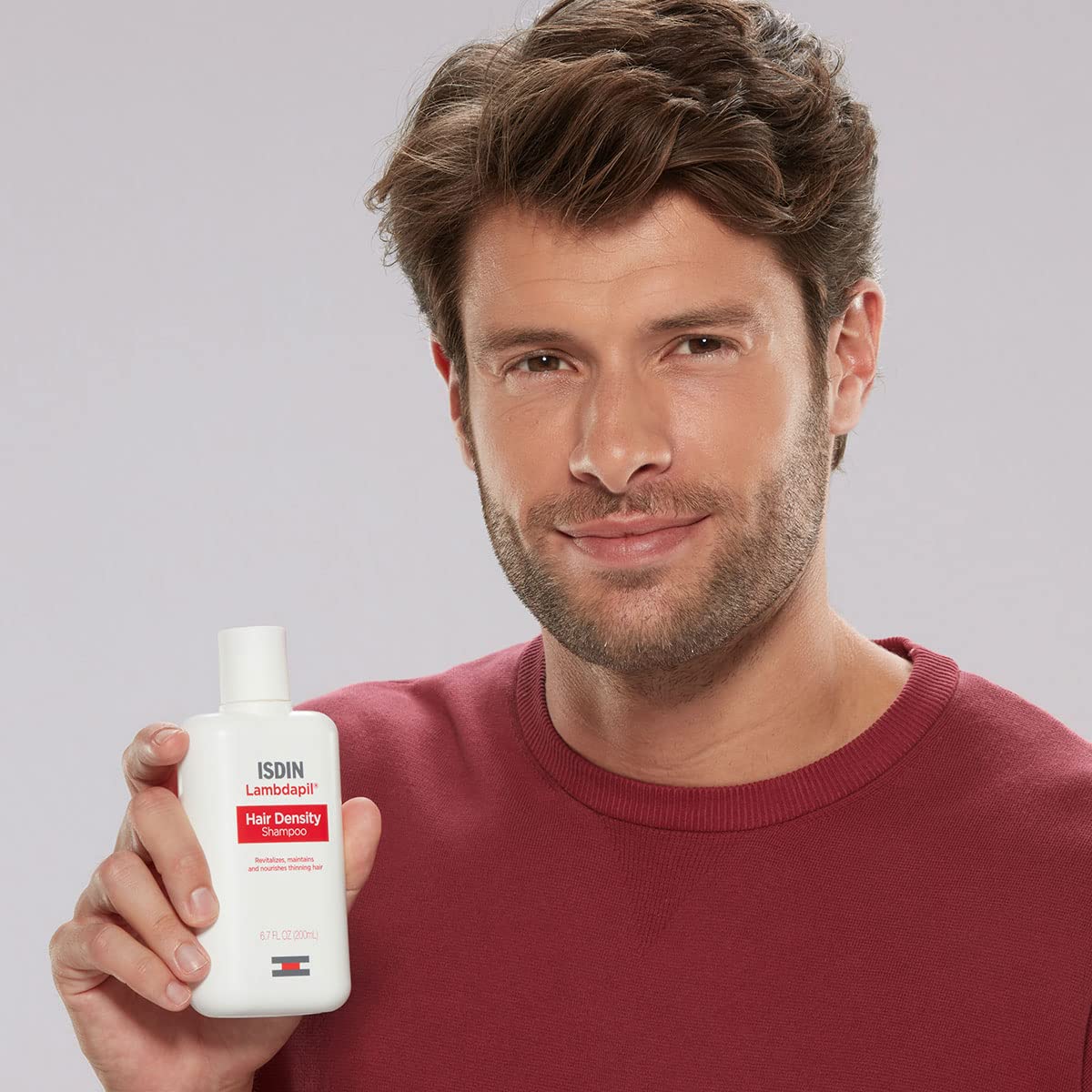 Foto 6 pulgar | Champú Isdin Lambdapil Para La Caída Del Cabello Revitaliza El Cabello Fino, 200 Ml - Venta Internacional.