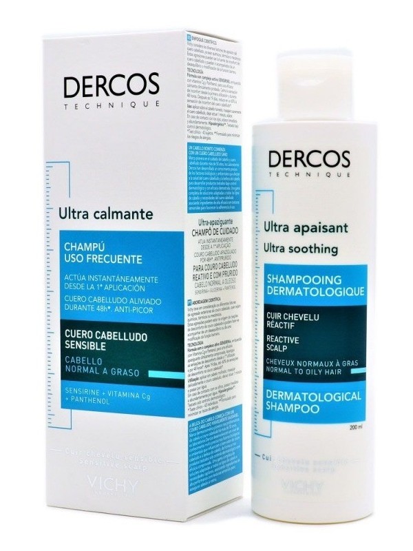 Foto 2 pulgar | Vichy Ultra Soothing Shampoo 200ml