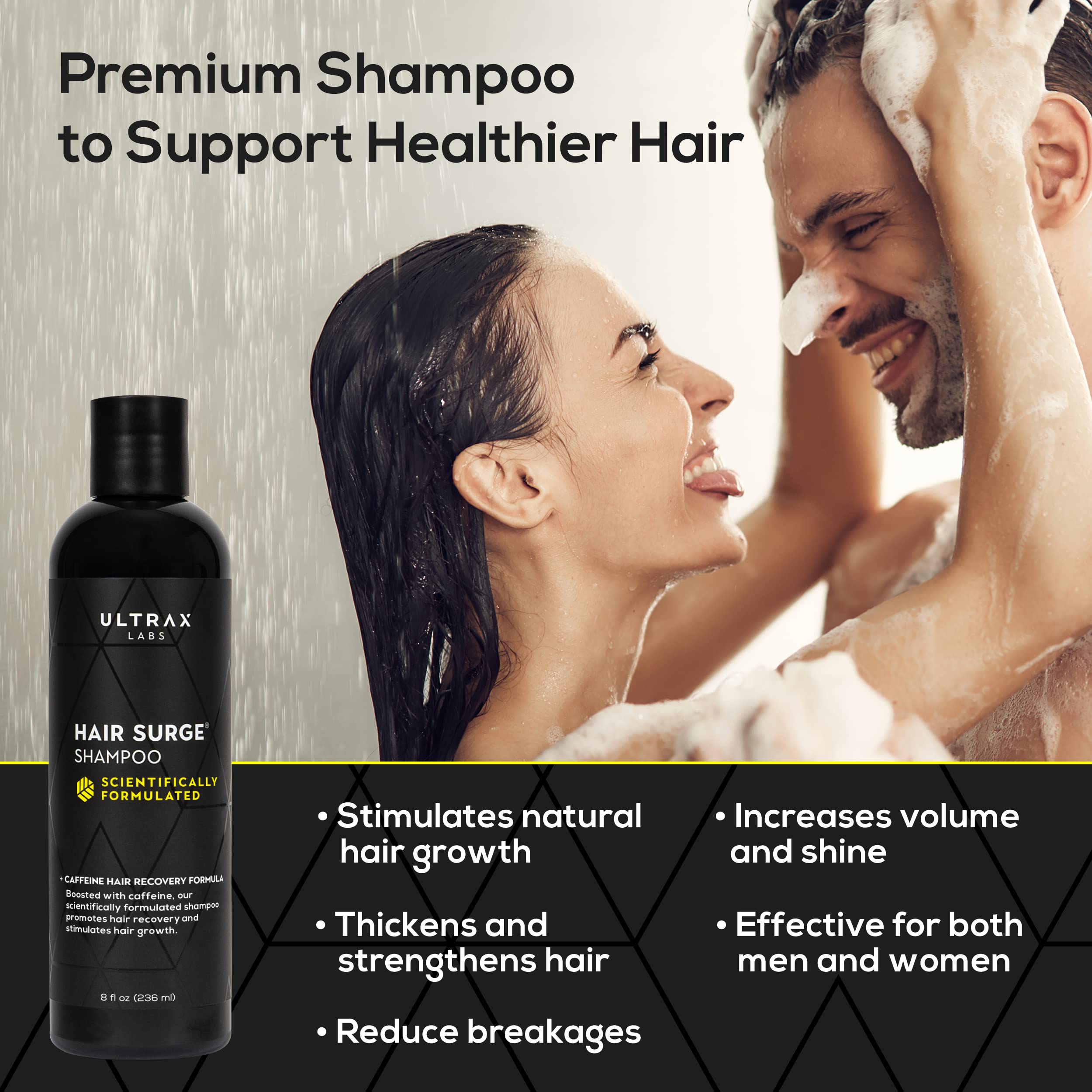 Foto 3 pulgar | Champú Para Espesar El Cabello Ultrax Labs Hair Surge 240 Ml - Venta Internacional.
