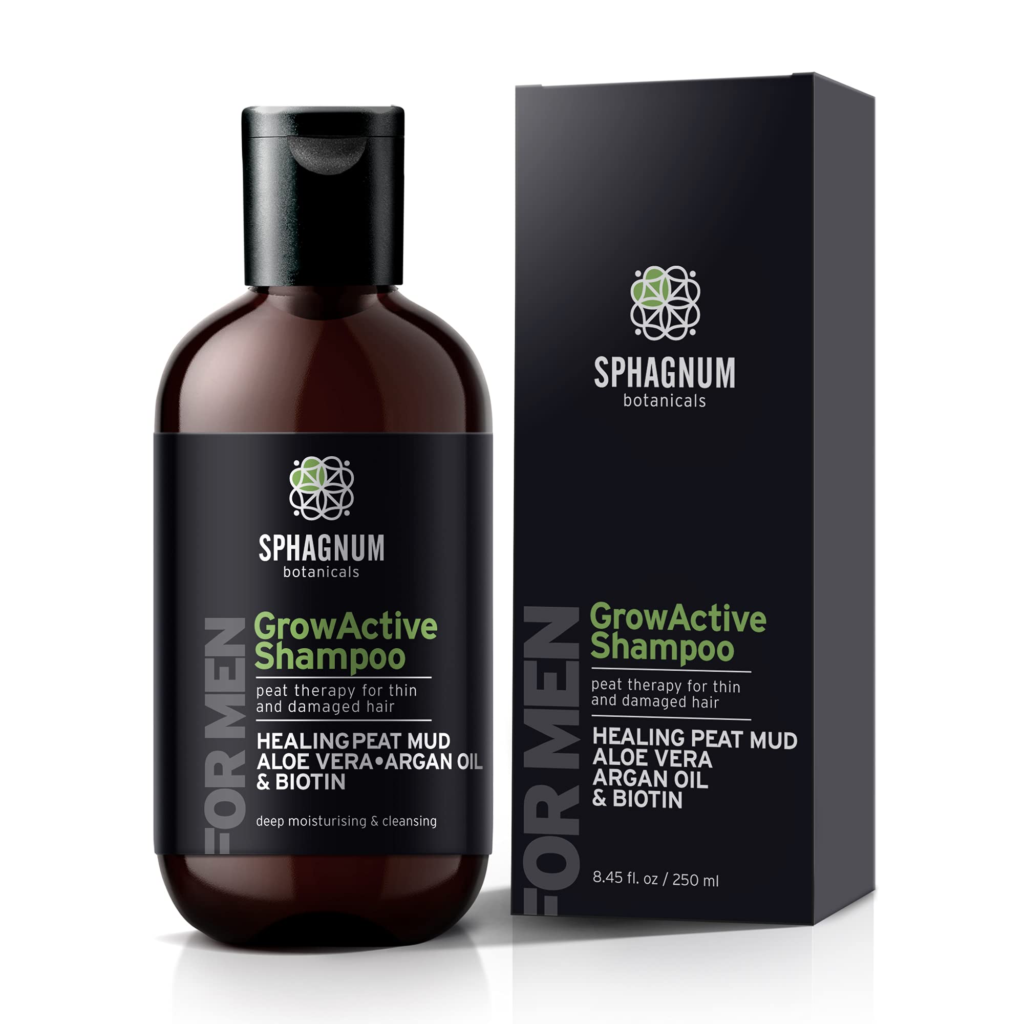 Foto 2 pulgar | Champú Sphagnum Botanicals Para El Crecimiento Del Cabello con Biotina - Venta Internacional