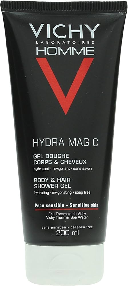 Foto 2 pulgar | Gel de Ducha Vichy Homme Hydra Mag C Body & Hair Shower Gel 200 ml