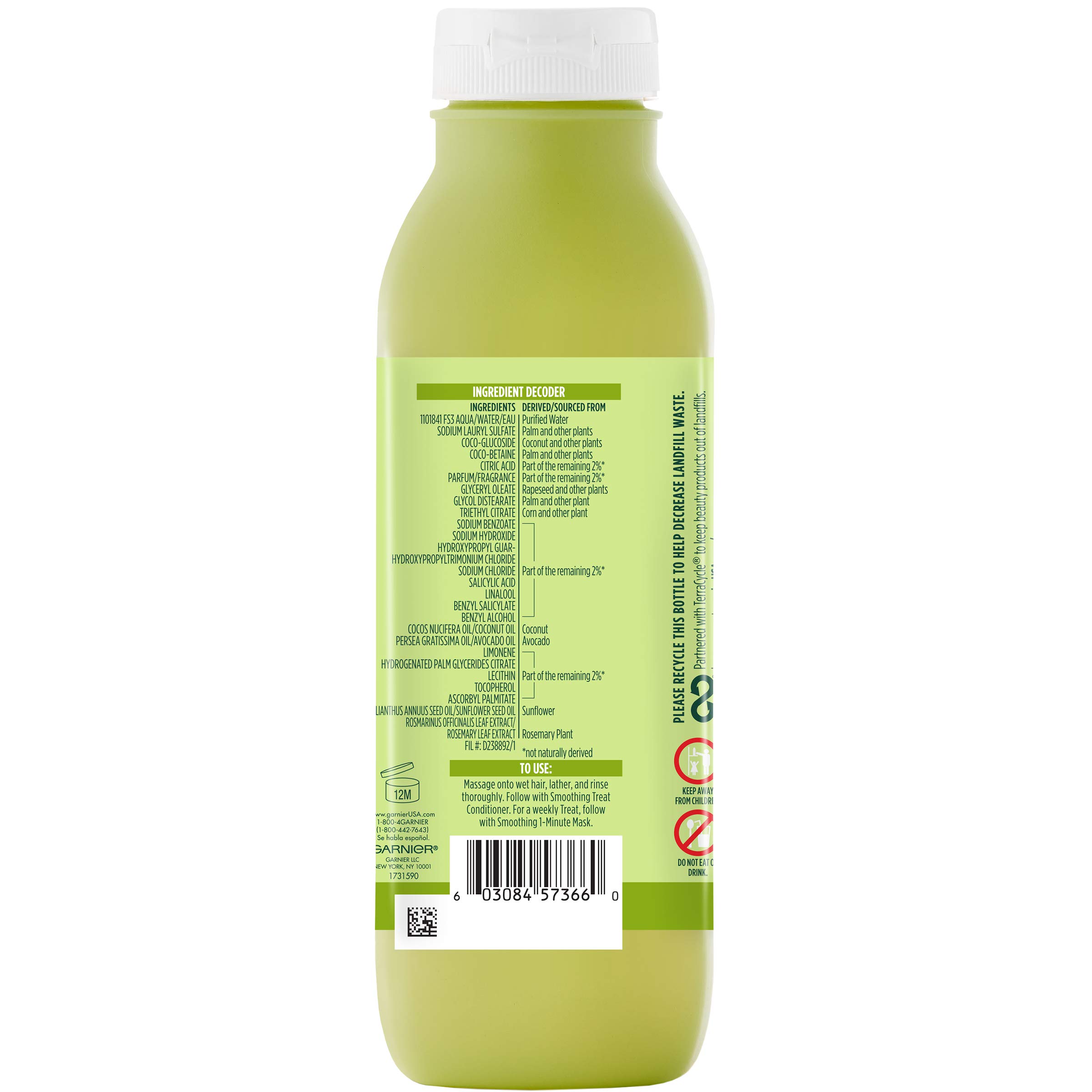 Foto 8 pulgar | Champú Garnier Fructis, Tratamiento Nutritivo Y Suavizante, 350 Ml - Venta Internacional.