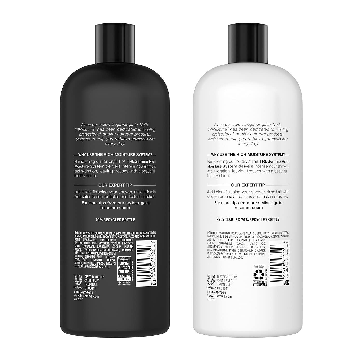 Foto 3 pulgar | Champú Tresemmé Rich Moisture Hydrating Para Cabello Seco 828ml - Venta Internacional.