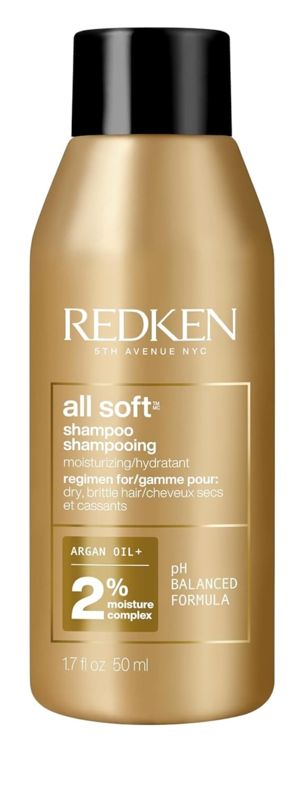 Foto 1 | Champú Redken All Soft Con Aceite De Argán, Tamaño De Viaje, 50 Ml - Venta Internacional.
