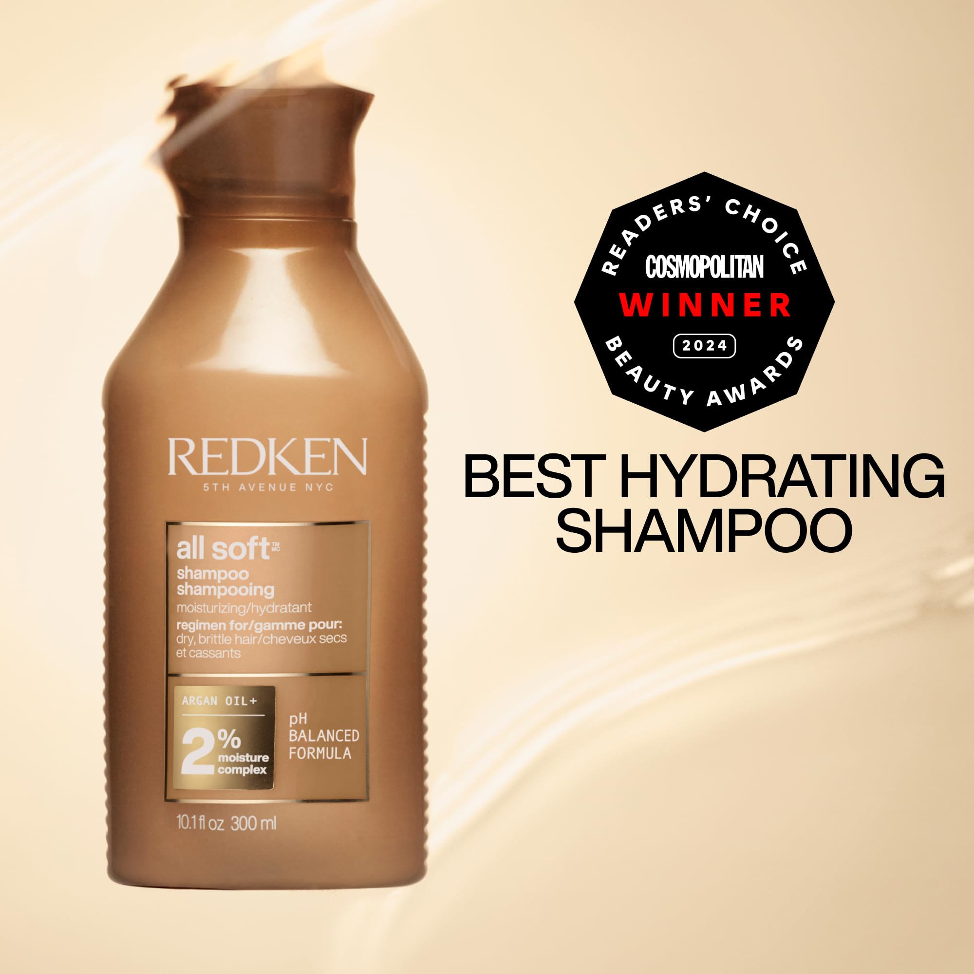Foto 3 pulgar | Champú Redken All Soft Con Aceite De Argán, Tamaño De Viaje, 50 Ml - Venta Internacional.