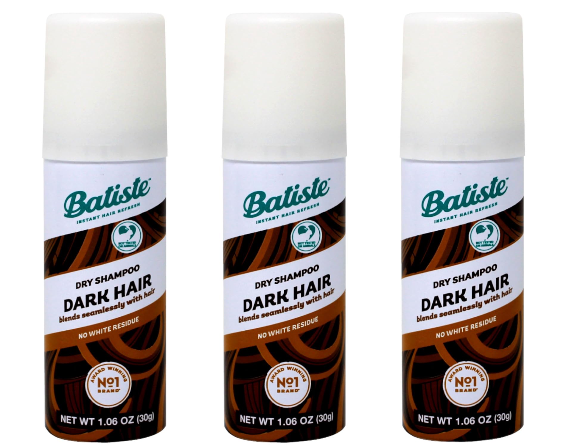 Foto 2 pulgar | Shampoo en Seco Batiste Dark Mini 30 gr 3 Piezas-Venta Internacional