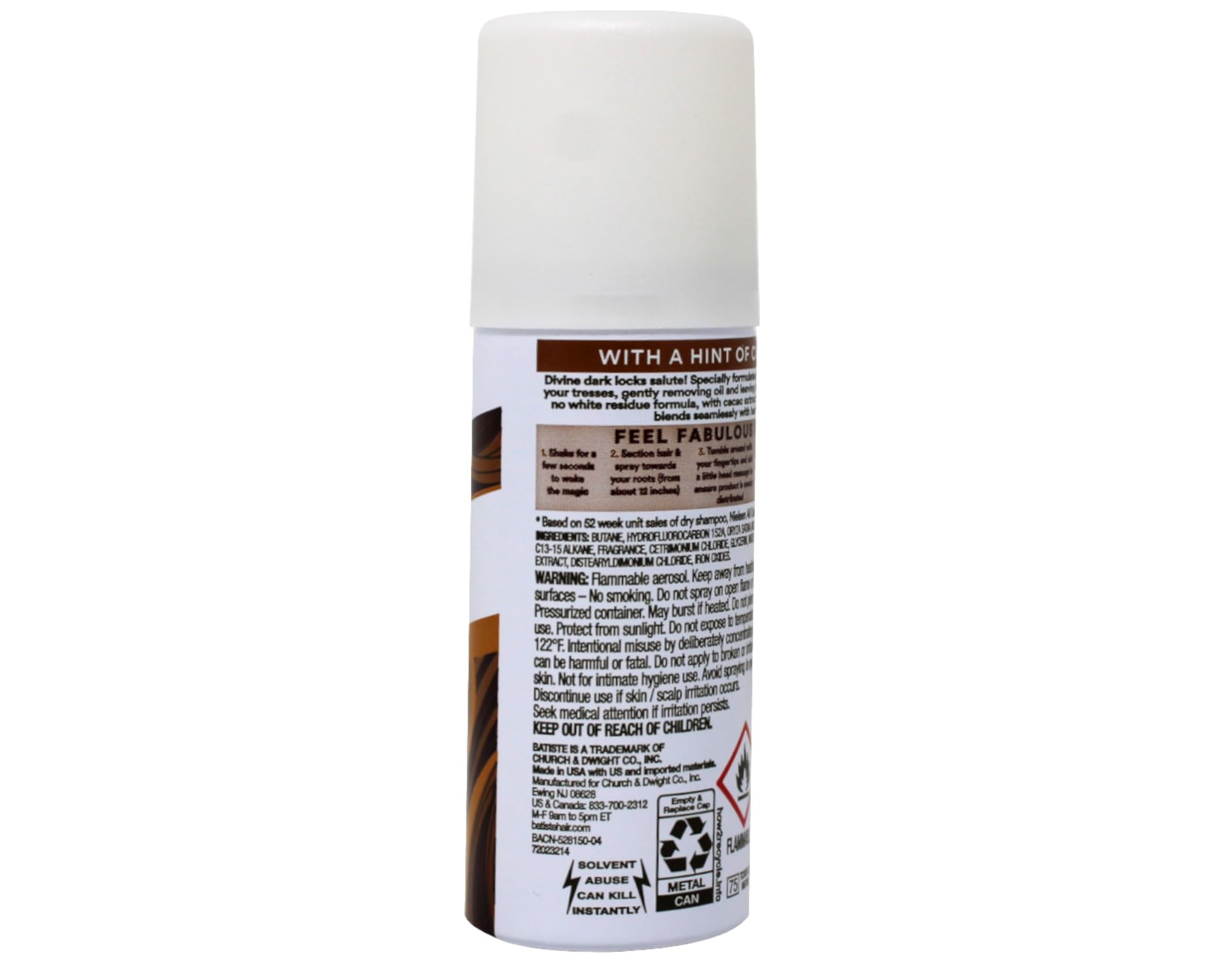 Foto 4 pulgar | Shampoo en Seco Batiste Dark Mini 30 gr 3 Piezas-Venta Internacional