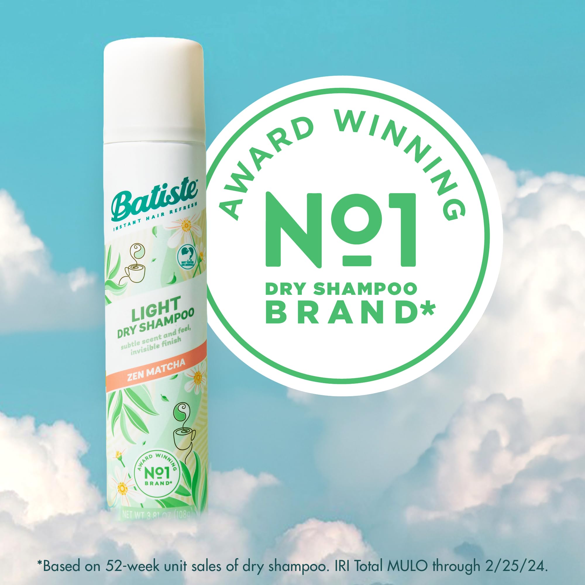 Foto 4 pulgar | Champú Seco Batiste Light Zen Matcha 112ml - Venta Internacional.
