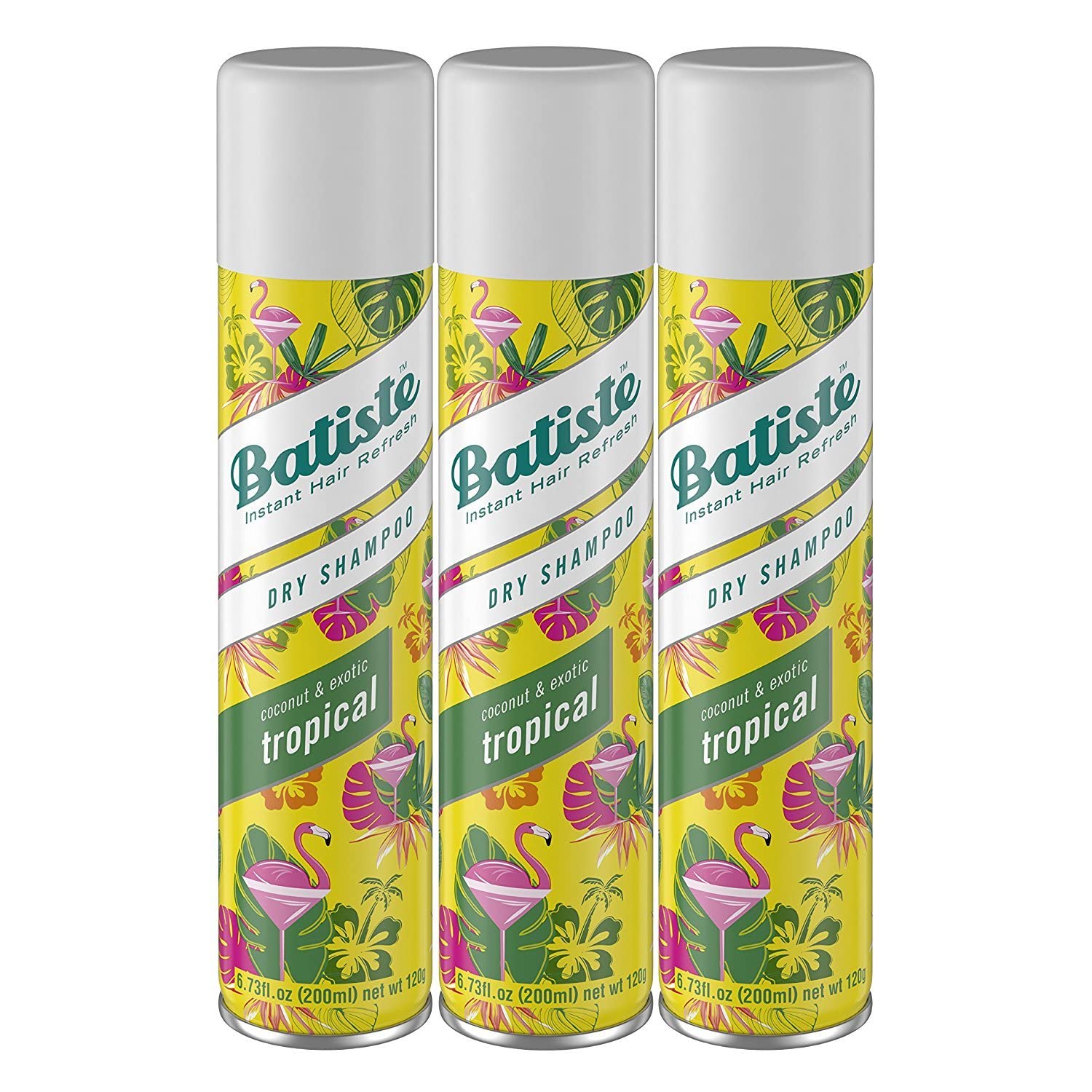 Foto 2 pulgar | Shampoo en Seco Batiste Tropical Fragrance 200 Ml 3 Piezas-Venta Internacional