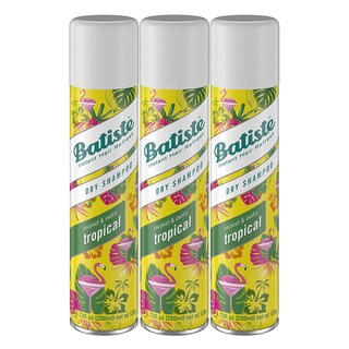 Foto 1 | Shampoo en Seco Batiste Tropical Fragrance 200 Ml 3 Piezas-Venta Internacional