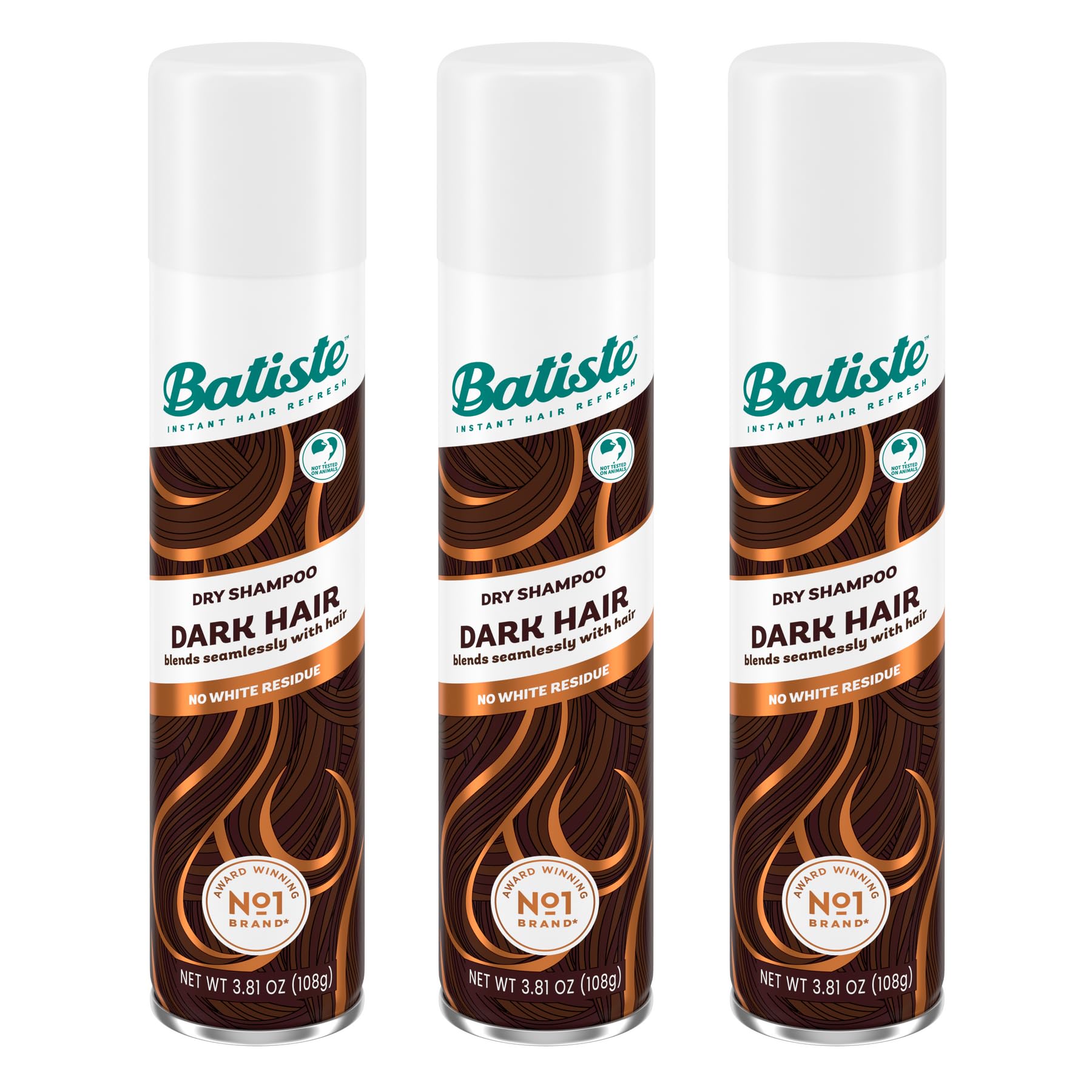 Champú Seco Batiste Dark Tinted 113 Ml, Paquete De 3 - Venta Internacional.