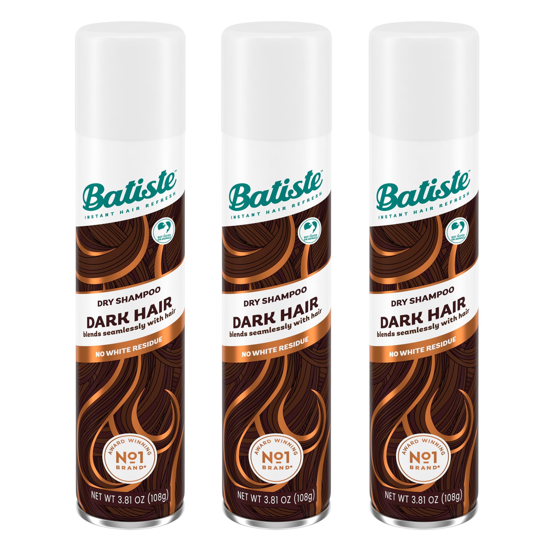 Foto 1 | Champú Seco Batiste Dark Tinted 113 Ml, Paquete De 3 - Venta Internacional.