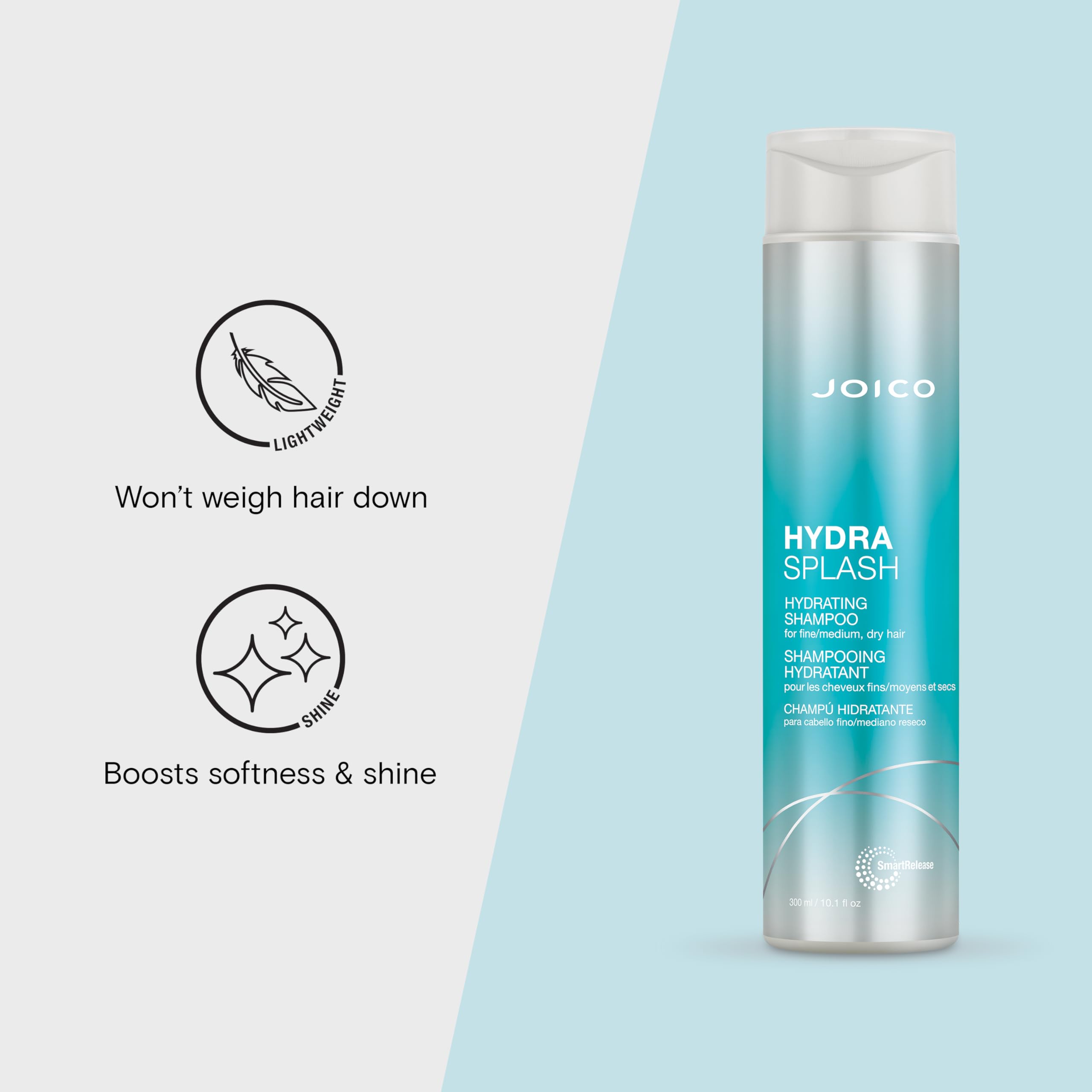 Foto 4 pulgar | Champú Hidratante Joico Hydrasplash De 300 Ml, Fino, Medio Y Seco - Venta Internacional.