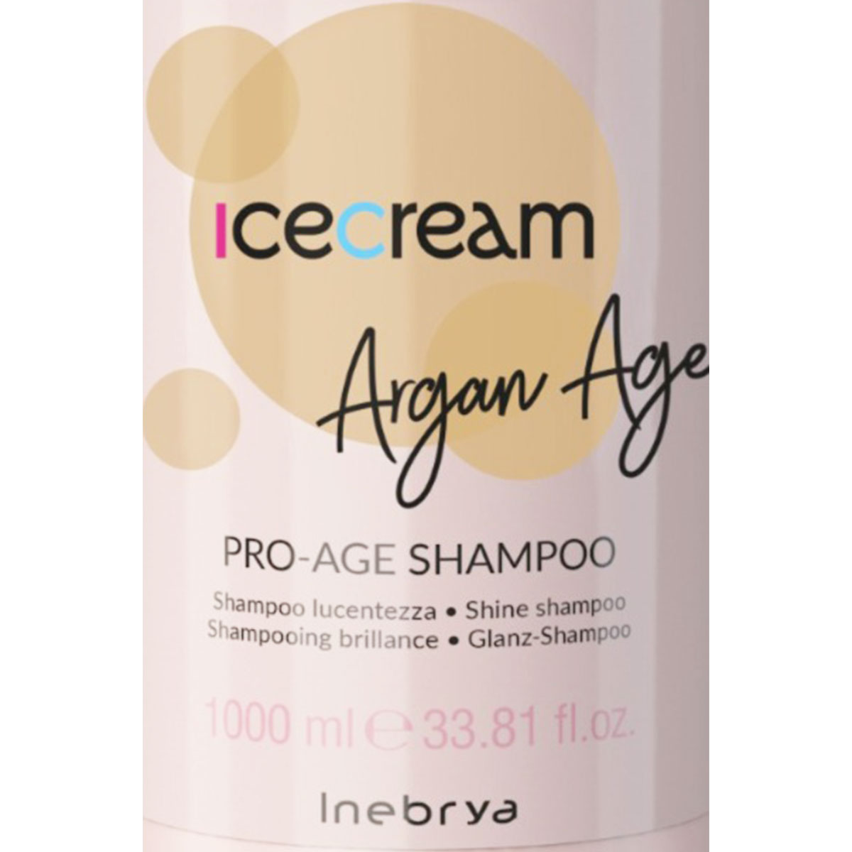 Foto 4 pulgar | Shampoo Inebrya Argan Age 1000ml Hidratación Y Brillo