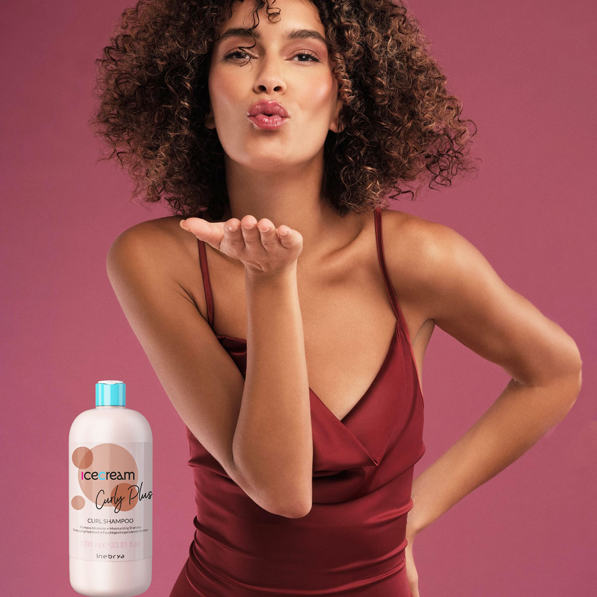 Foto 5 pulgar | Shampoo Inebrya Ice Cream Curl Hidratante Cabello Rizado