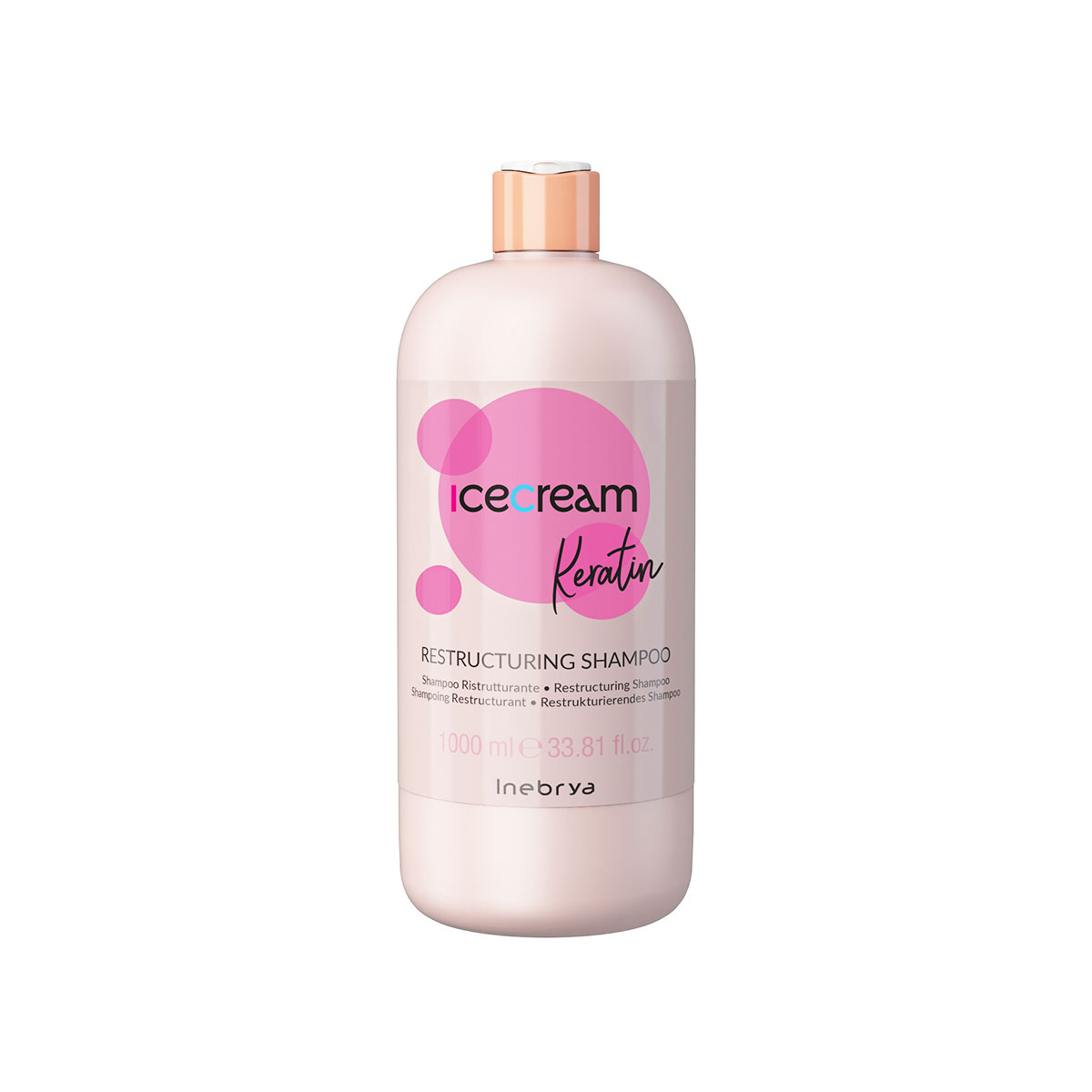 Foto 2 pulgar | Shampoo Inebrya Keratin Restructuring 1000ml Reestructurante