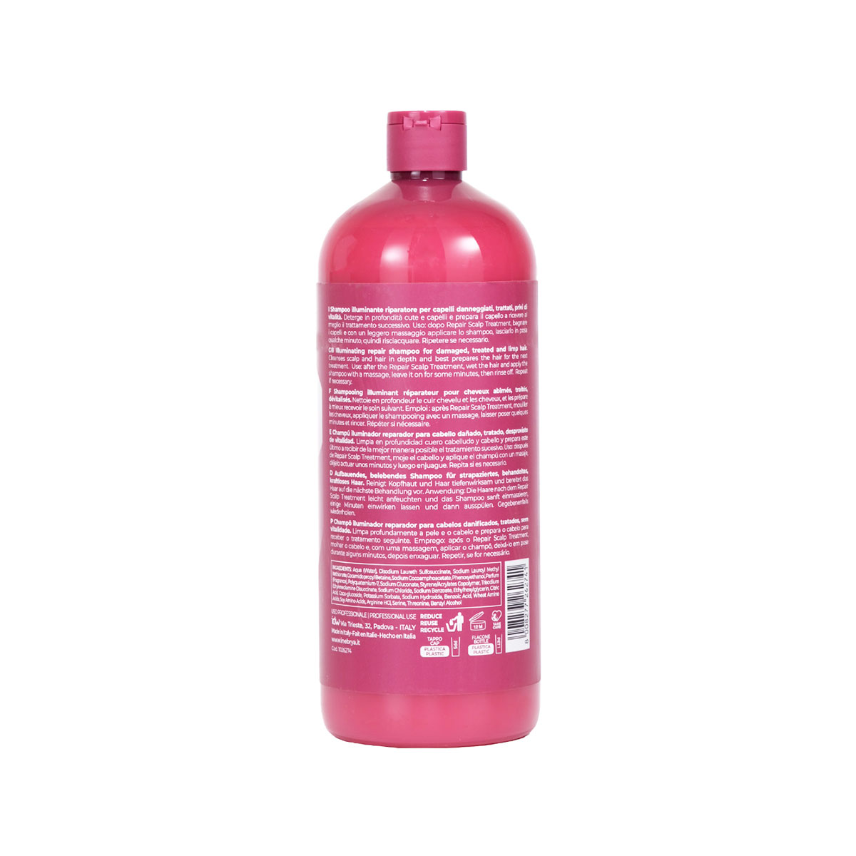 Foto 3 pulgar | Shampoo Inebrya Shecare Repair 1000ml Reparación Capilar