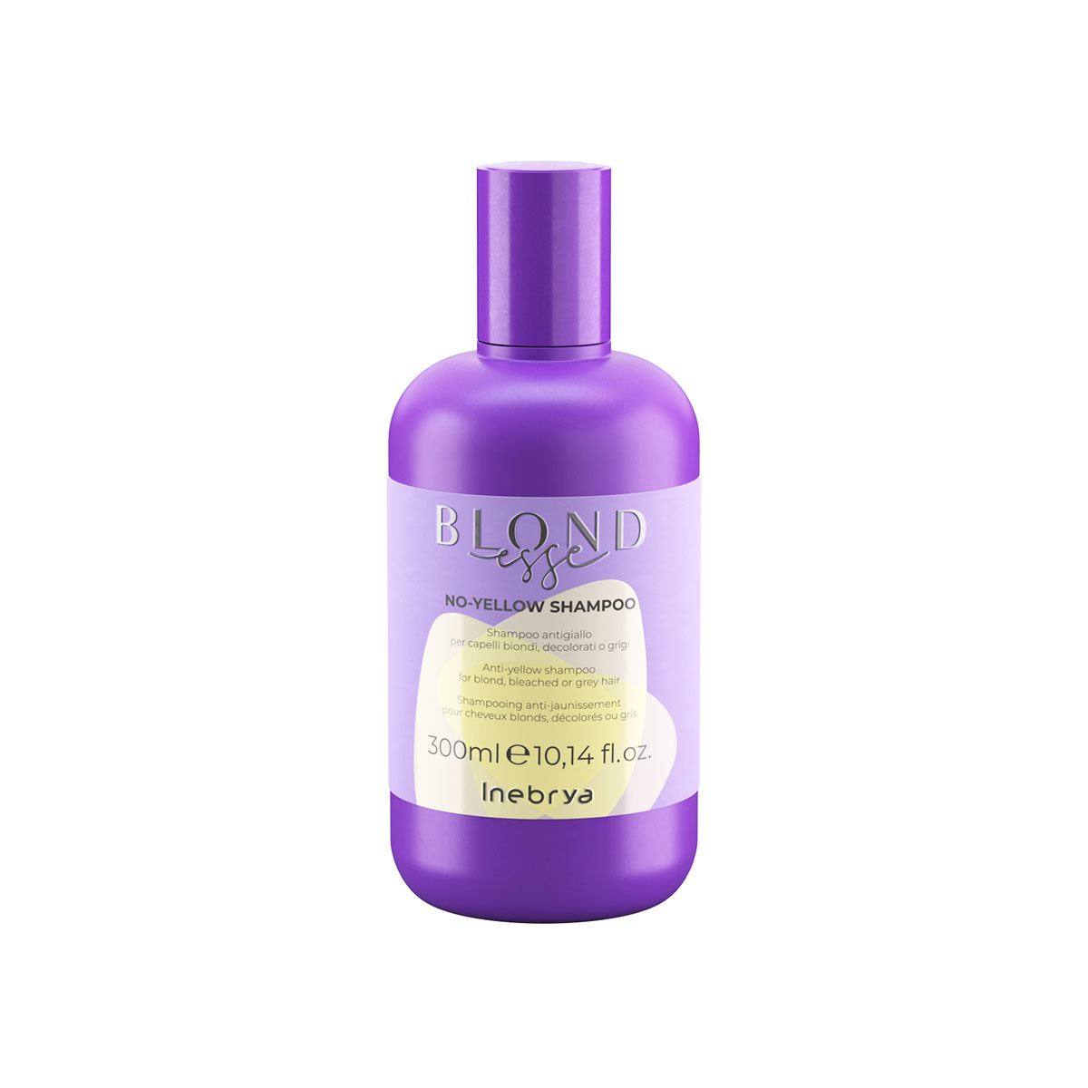 Shampoo Inebrya No Yellow 300ml Matizador Rubio Y Gris