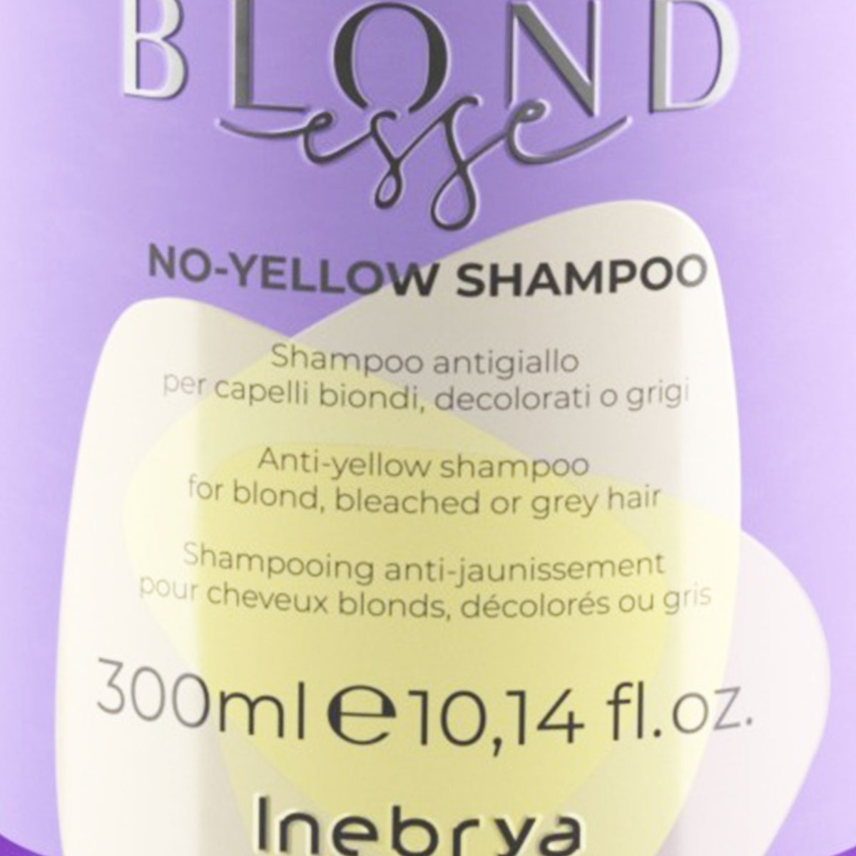 Foto 4 pulgar | Shampoo Inebrya No Yellow 300ml Matizador Rubio Y Gris
