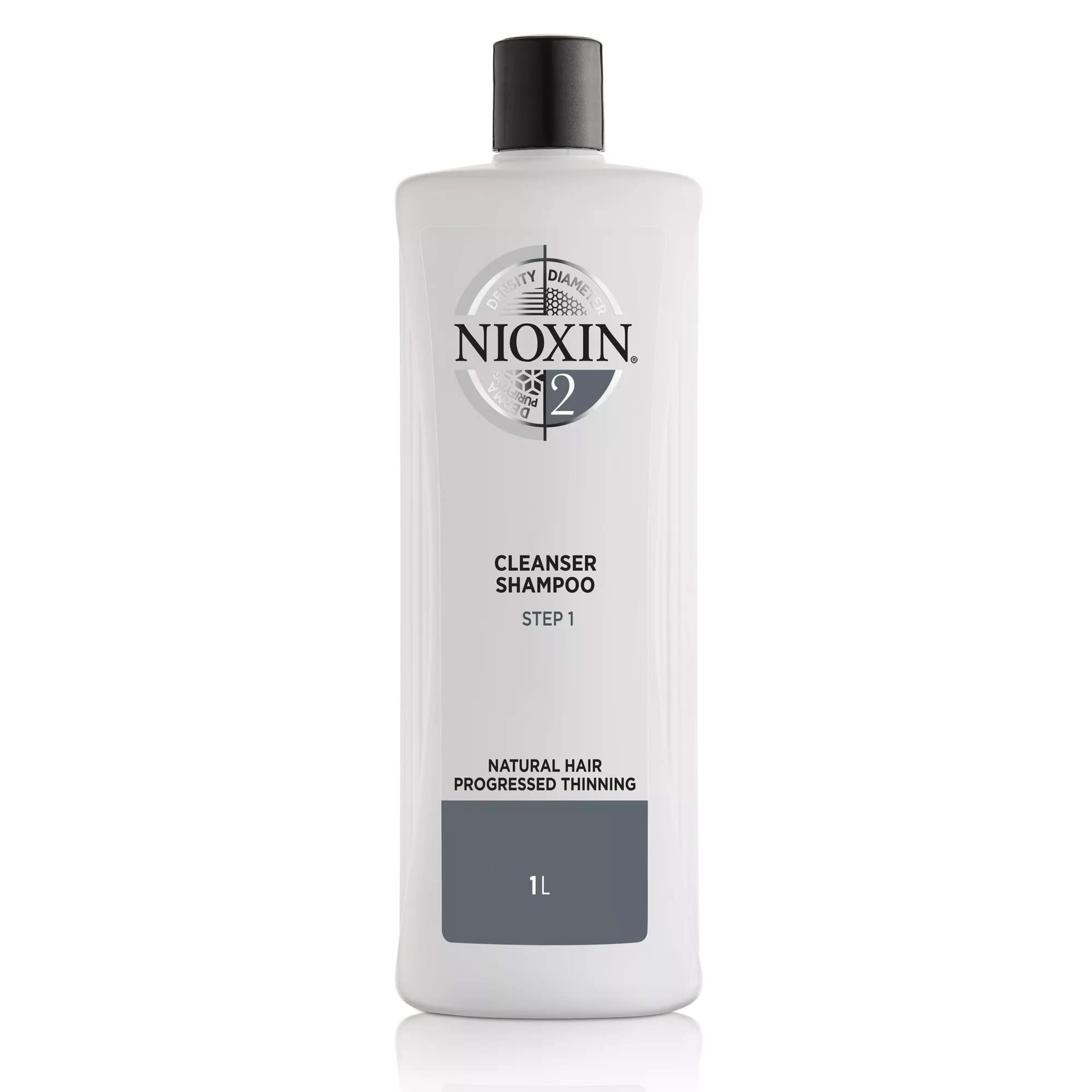 Shampoo Nioxin System 2 Limpiador Para Cabello Natural, 1 Litro - Venta Internacional.