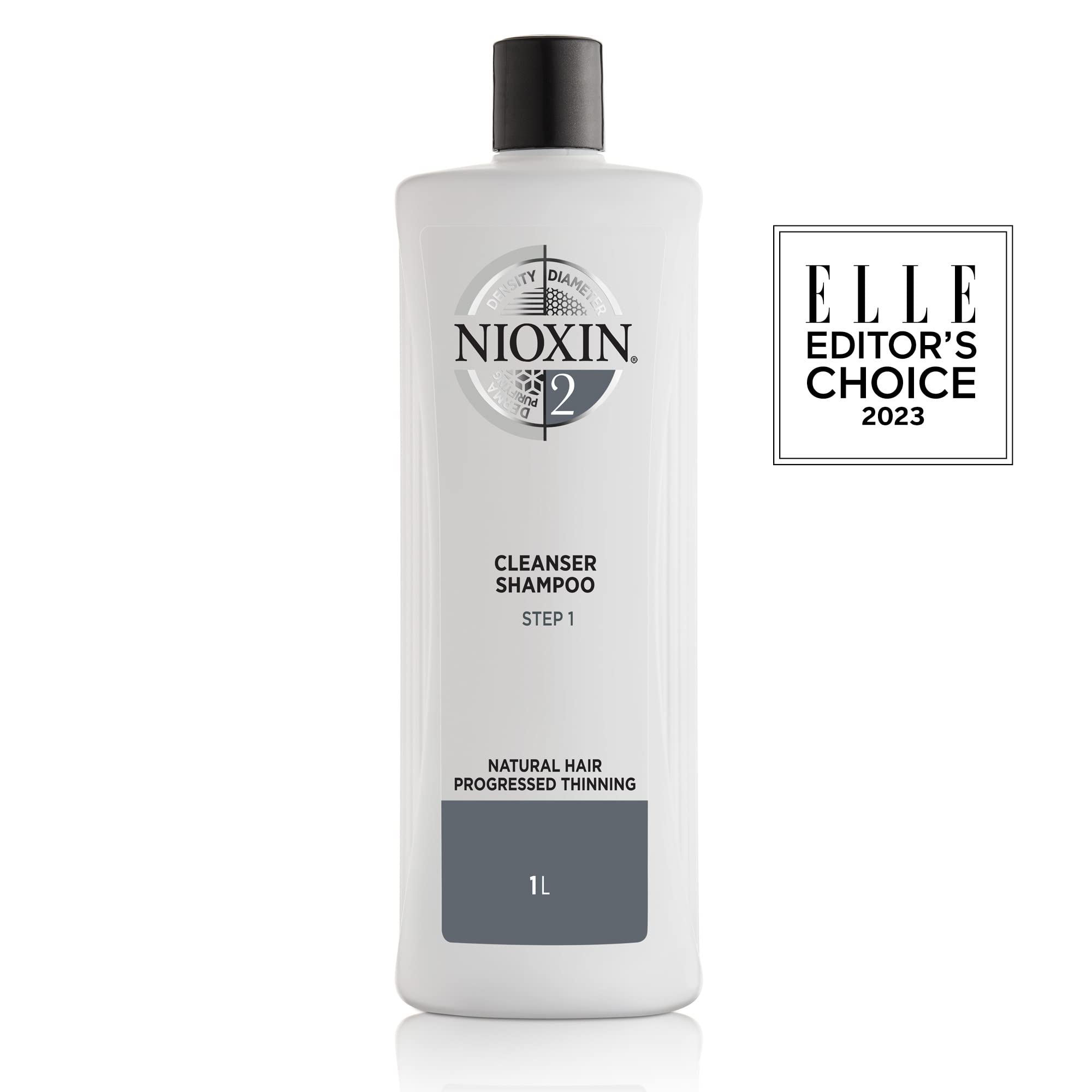 Foto 3 pulgar | Shampoo Nioxin System 2 Limpiador Para Cabello Natural, 1 Litro - Venta Internacional.