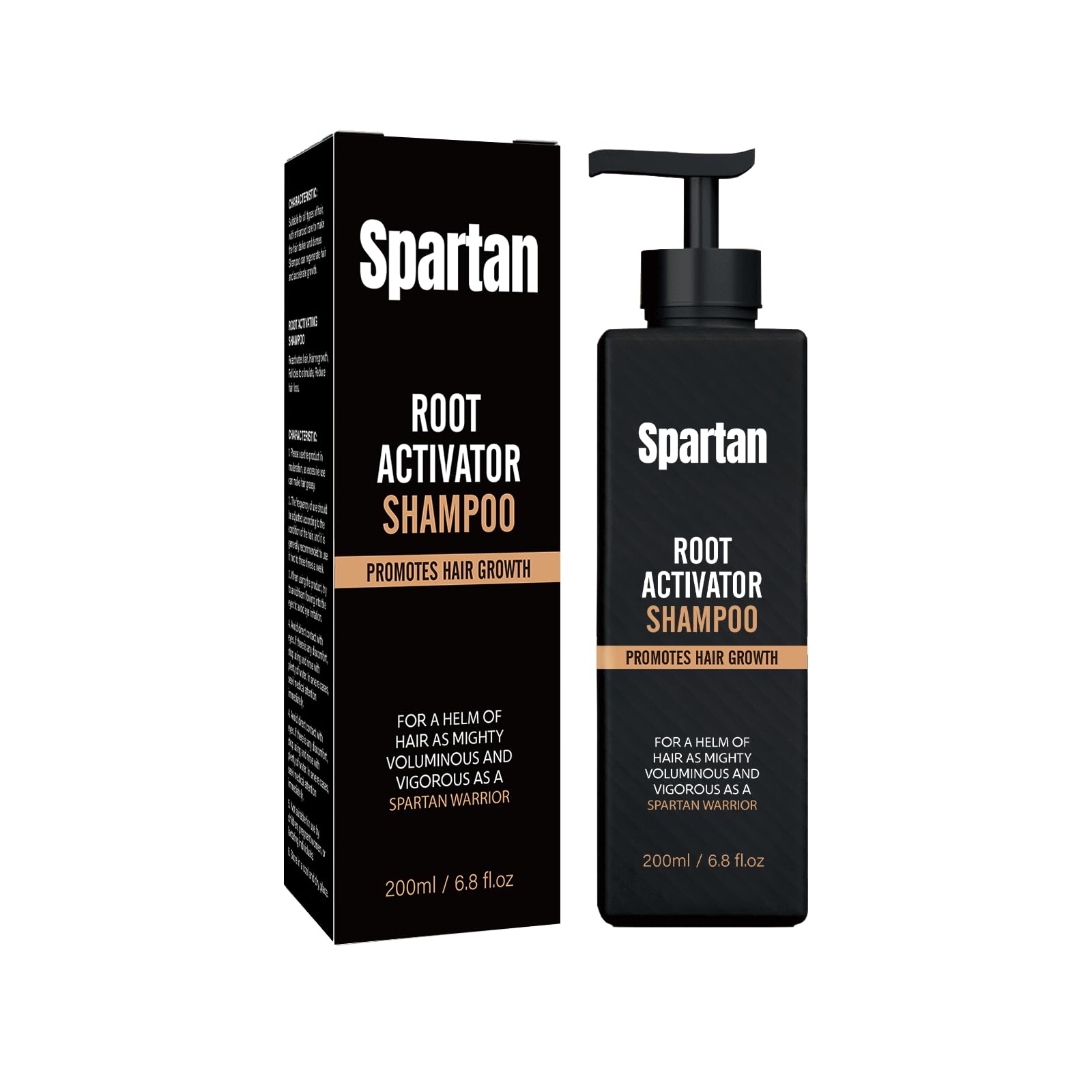 Foto 1 | Champú Spartan Root Activator, 200 Ml, Para El Crecimiento De Las Canas - Venta Internacional.