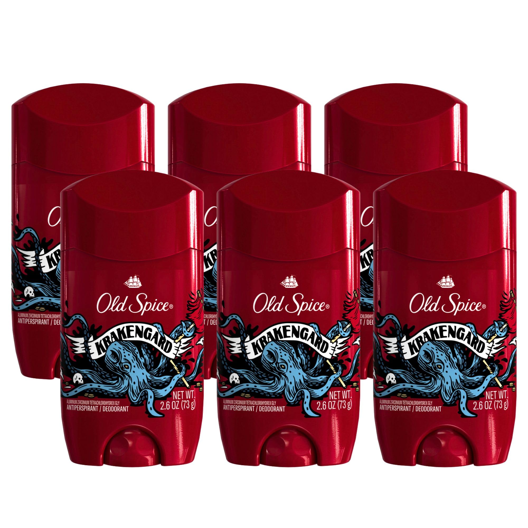 Foto 2 pulgar | Desodorante Antitranspirante Old Spice Krakenguard para Hombre 6 Piezas - Venta Internacional