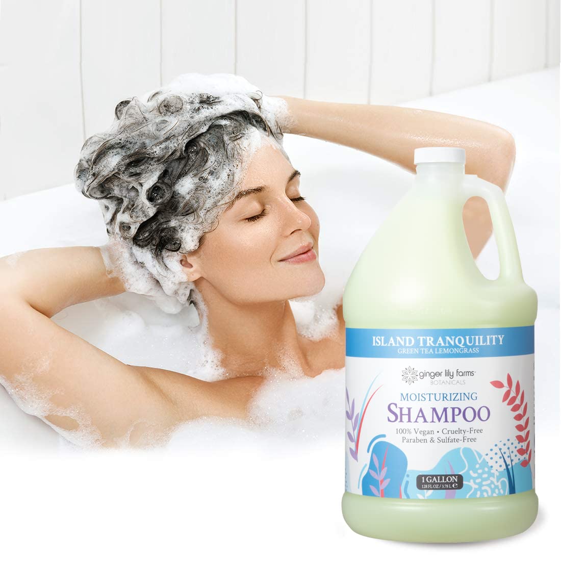 Foto 6 | Champú Ginger Lily Farms Botanicals Island Tranquility 1l - Venta Internacional.